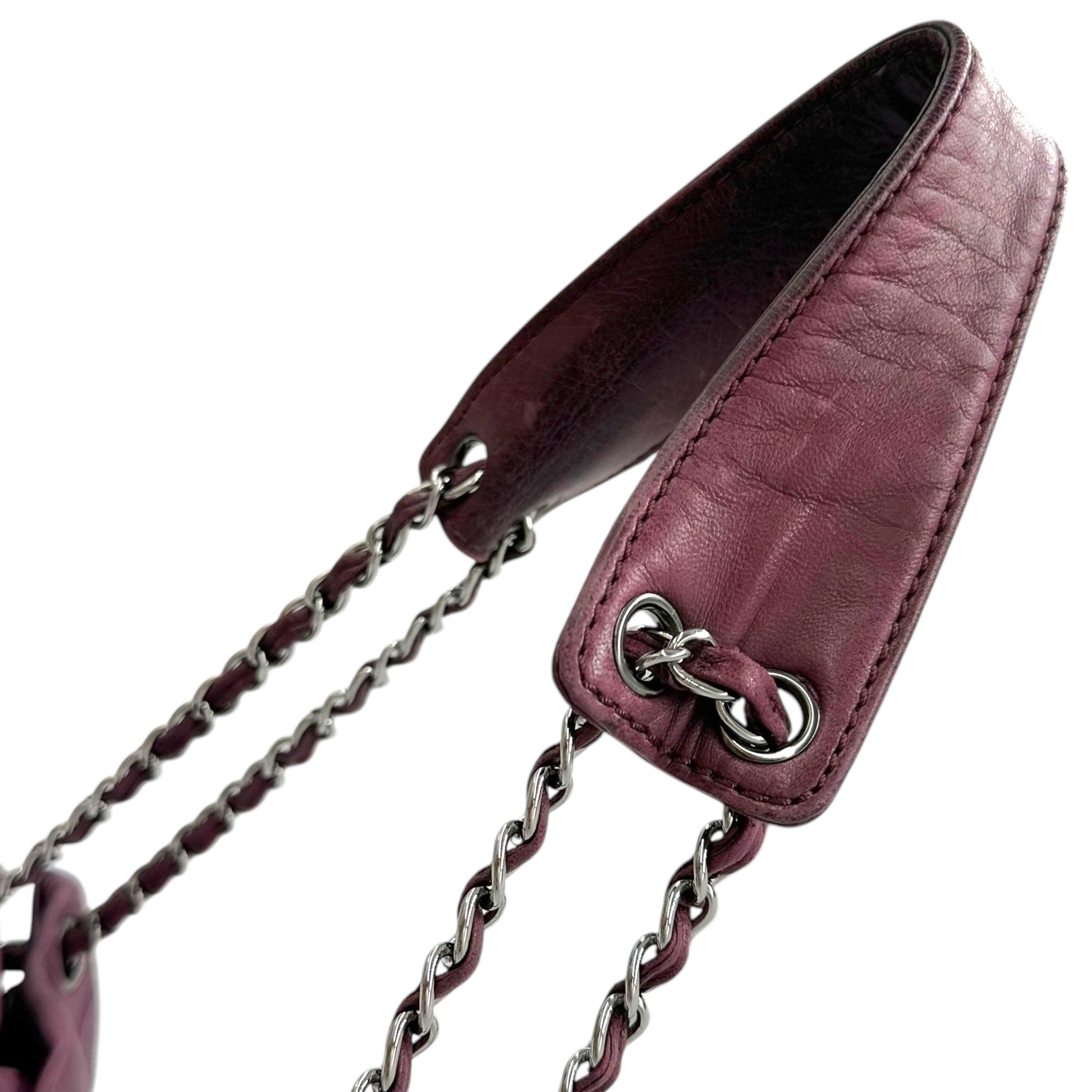 Chanel Burgundy LAX Accordion Lambskin Shoulder Bag - Outfit Repeater