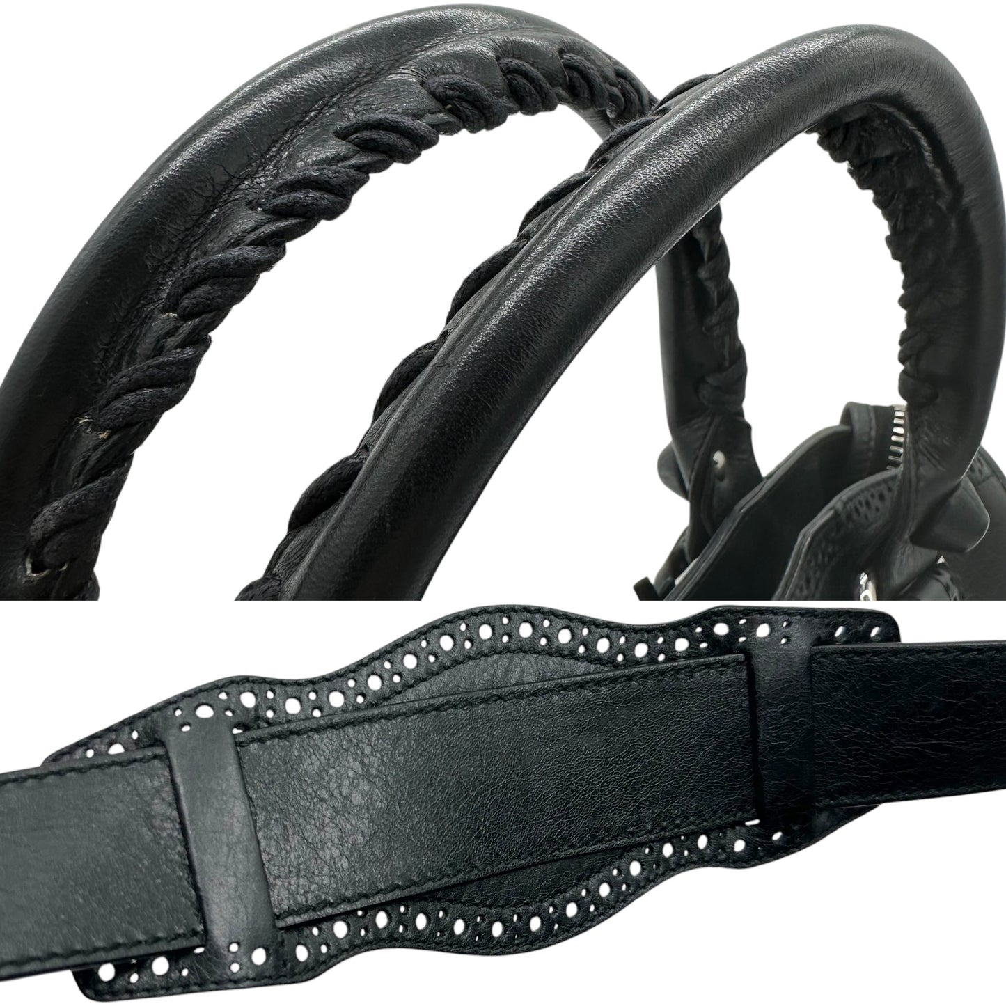 Balenciaga Black Leather Giant City Bag - Outfit Repeater