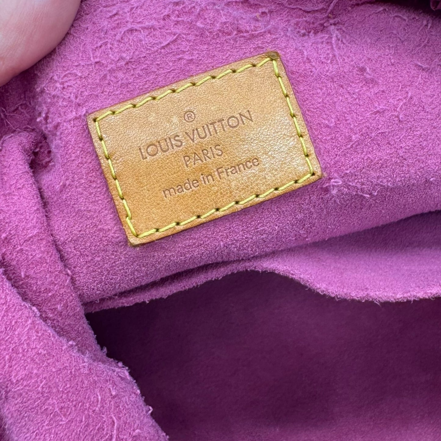 Louis Vuitton Pink Denim Monogram Baggy PM Shoulder Bag - Outfit Repeater