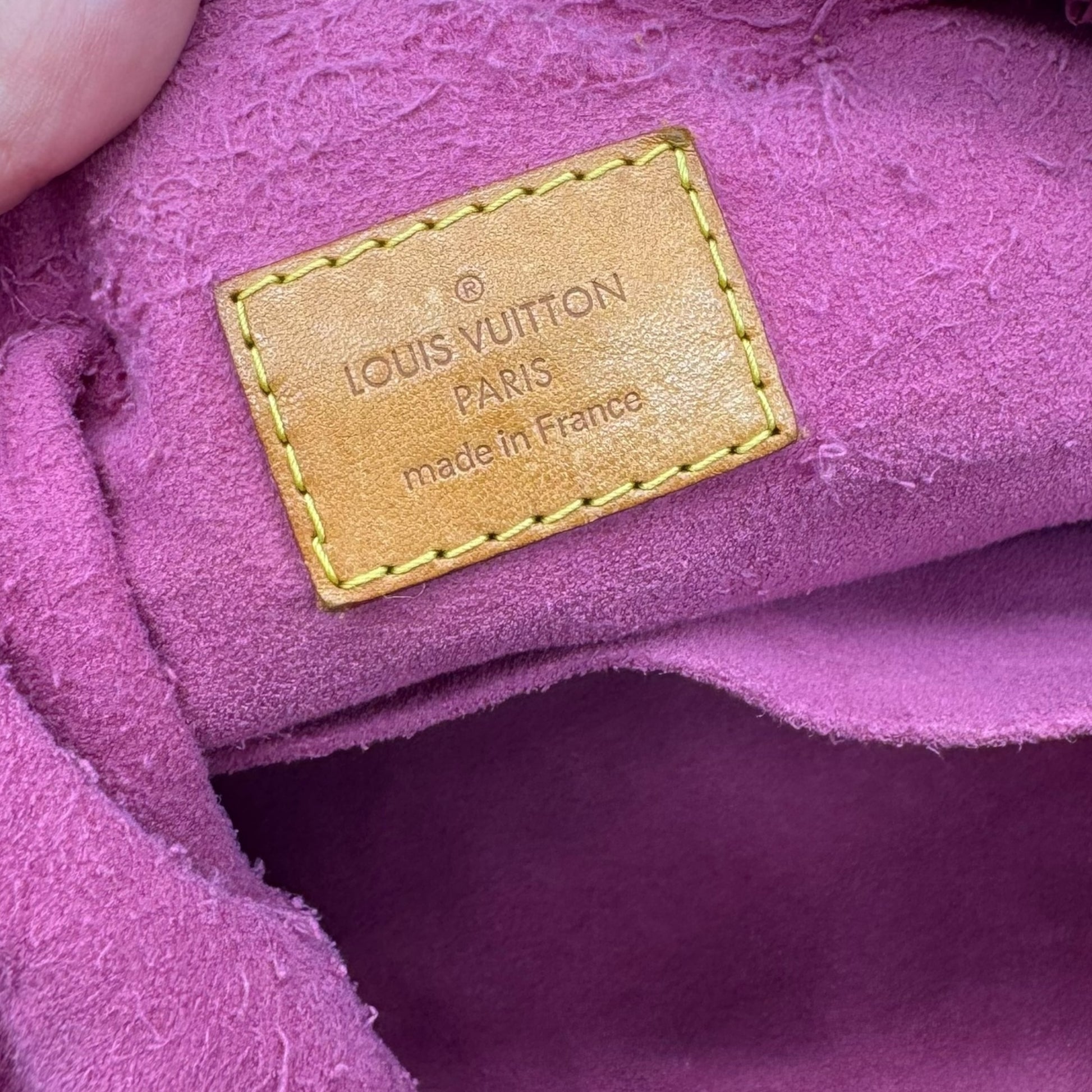 Louis Vuitton Pink Denim Monogram Baggy PM Shoulder Bag - Outfit Repeater