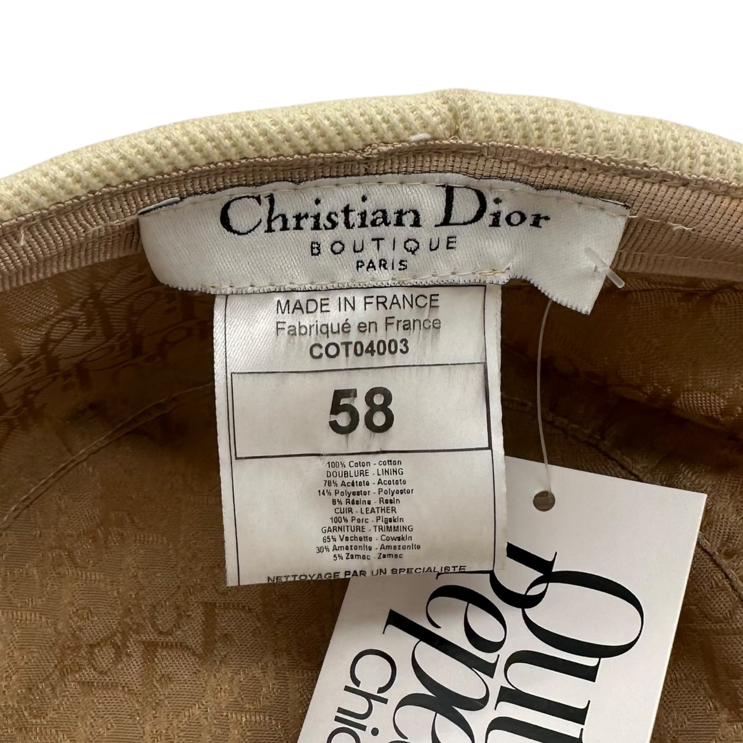 Dior By John Galliano S/S 2006 Hat
