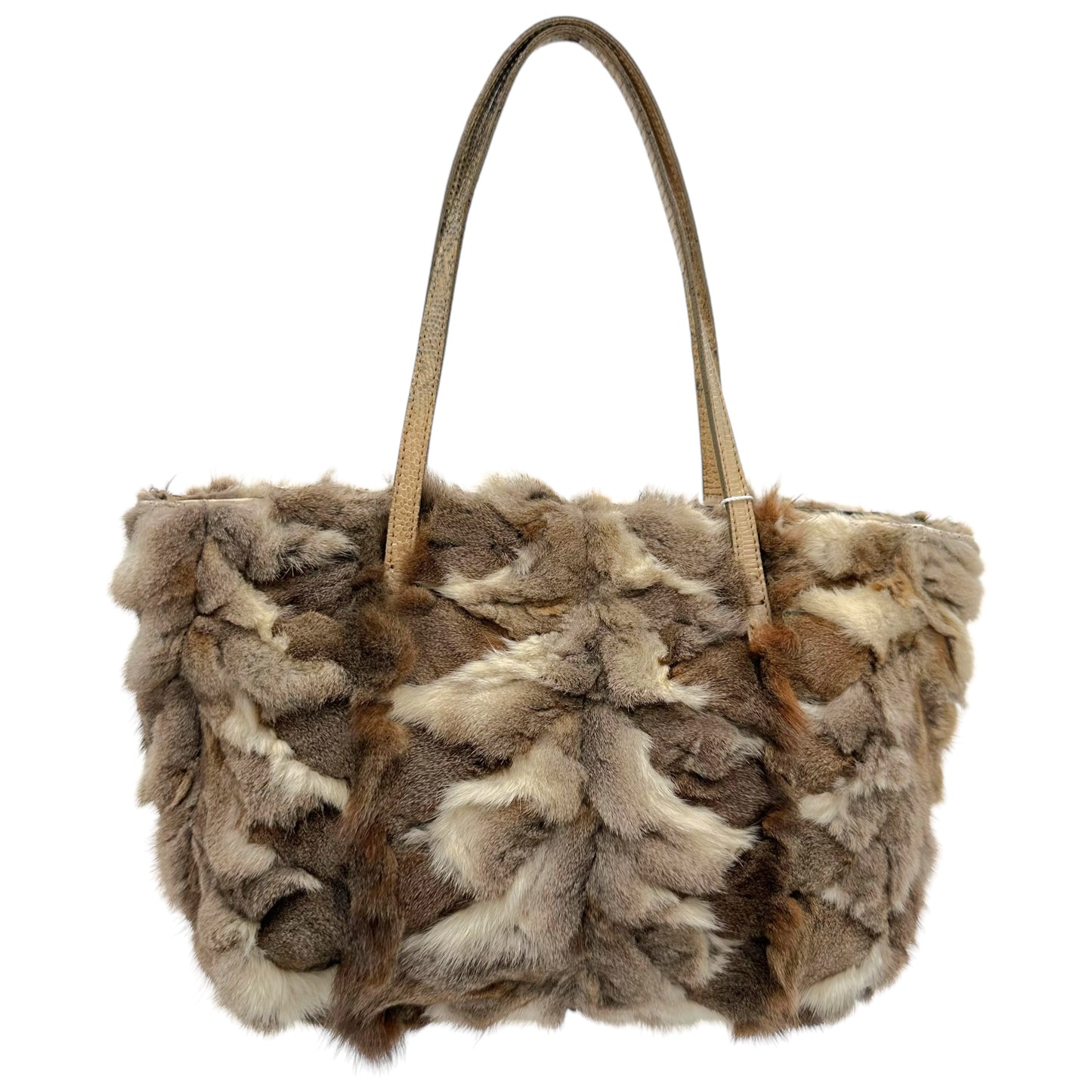 Fendi Rabbit Fur Mini Tote Bag - Outfit Repeater