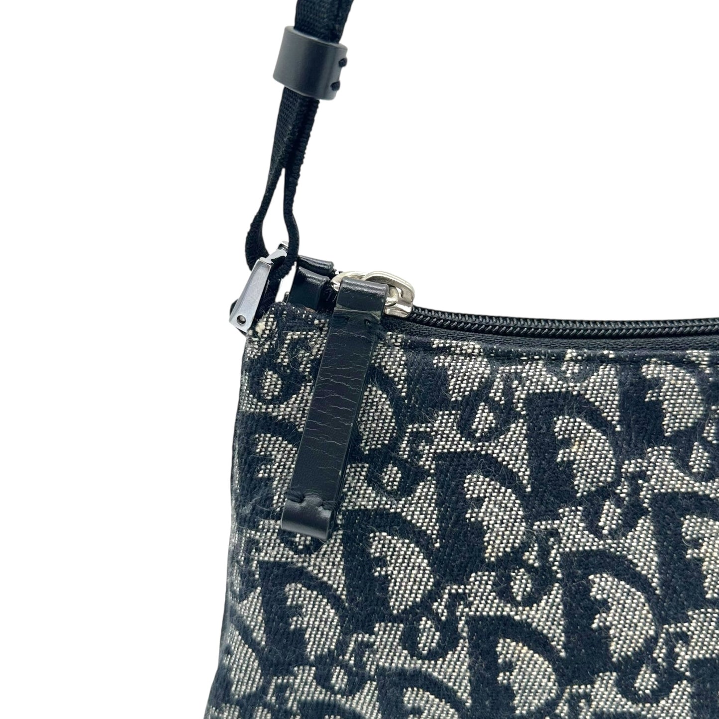 Christian Dior Black Trotter Monogram Shoulder Bag - Outfit Repeater