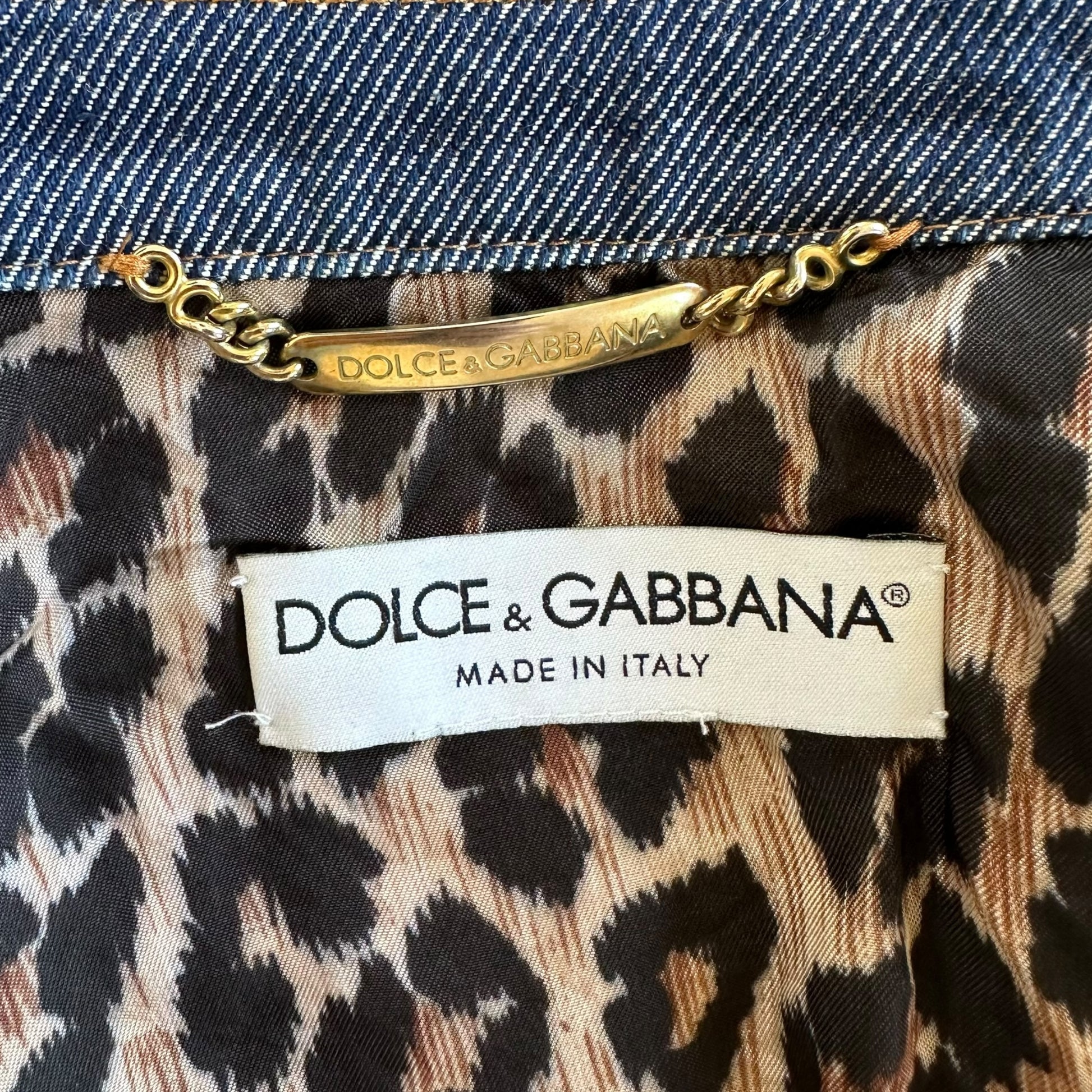 Dolce & Gabbana Medium Wash Denim Jacket - Outfit Repeater