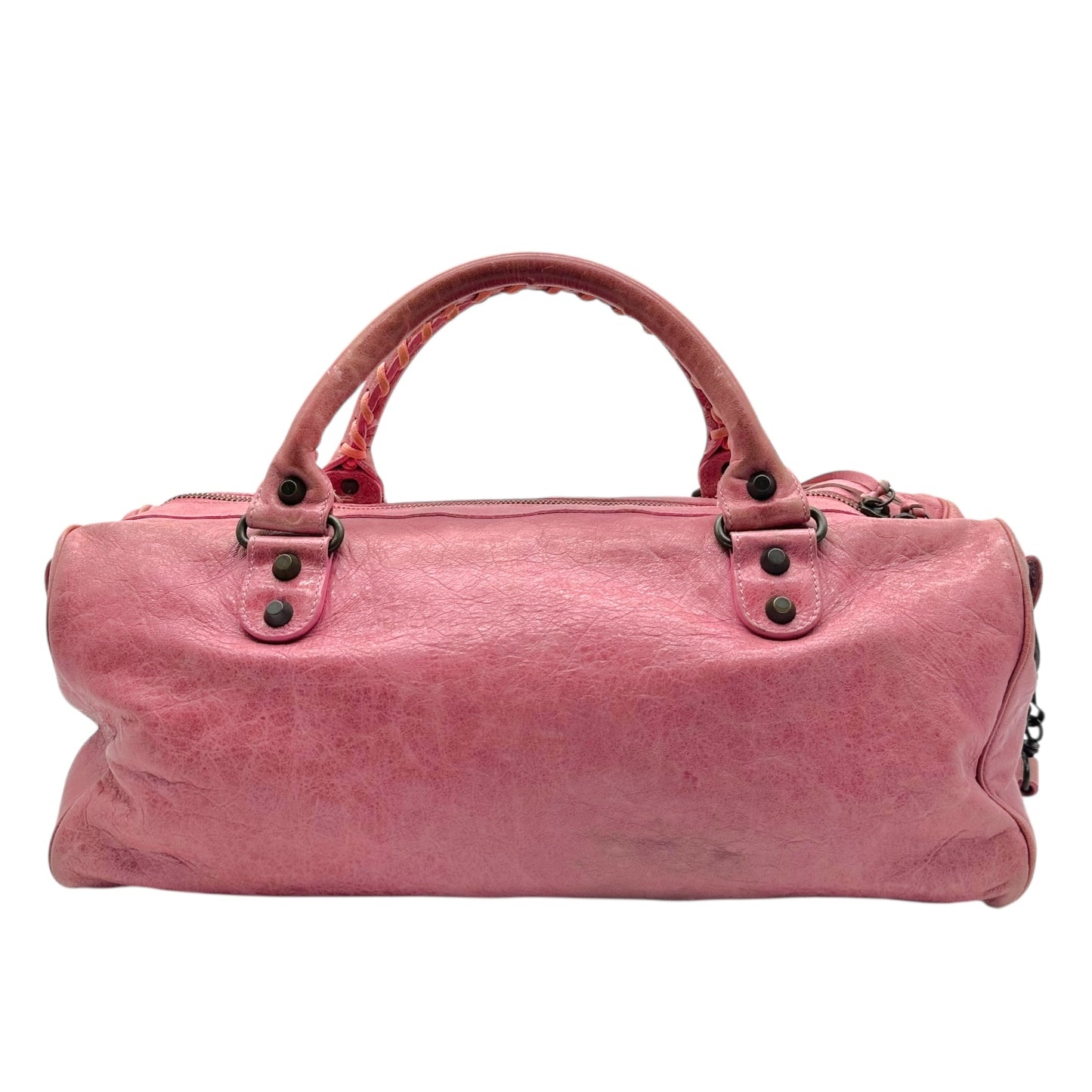 Balenciaga Pink Lambskin City Twiggy 2-Way Bag - Outfit Repeater