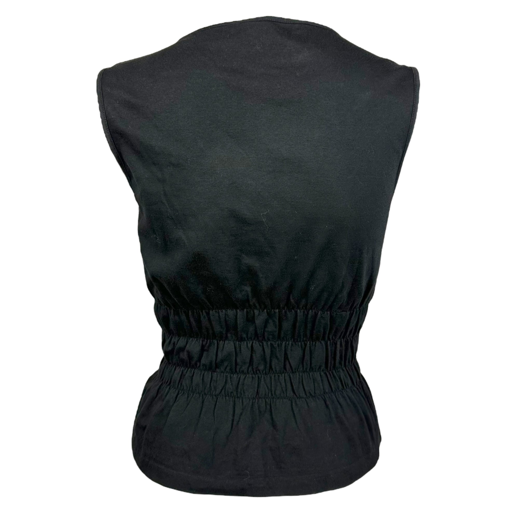 Gucci by Tom Ford Black Cinched Waist Tank Top - Outfit Repeater