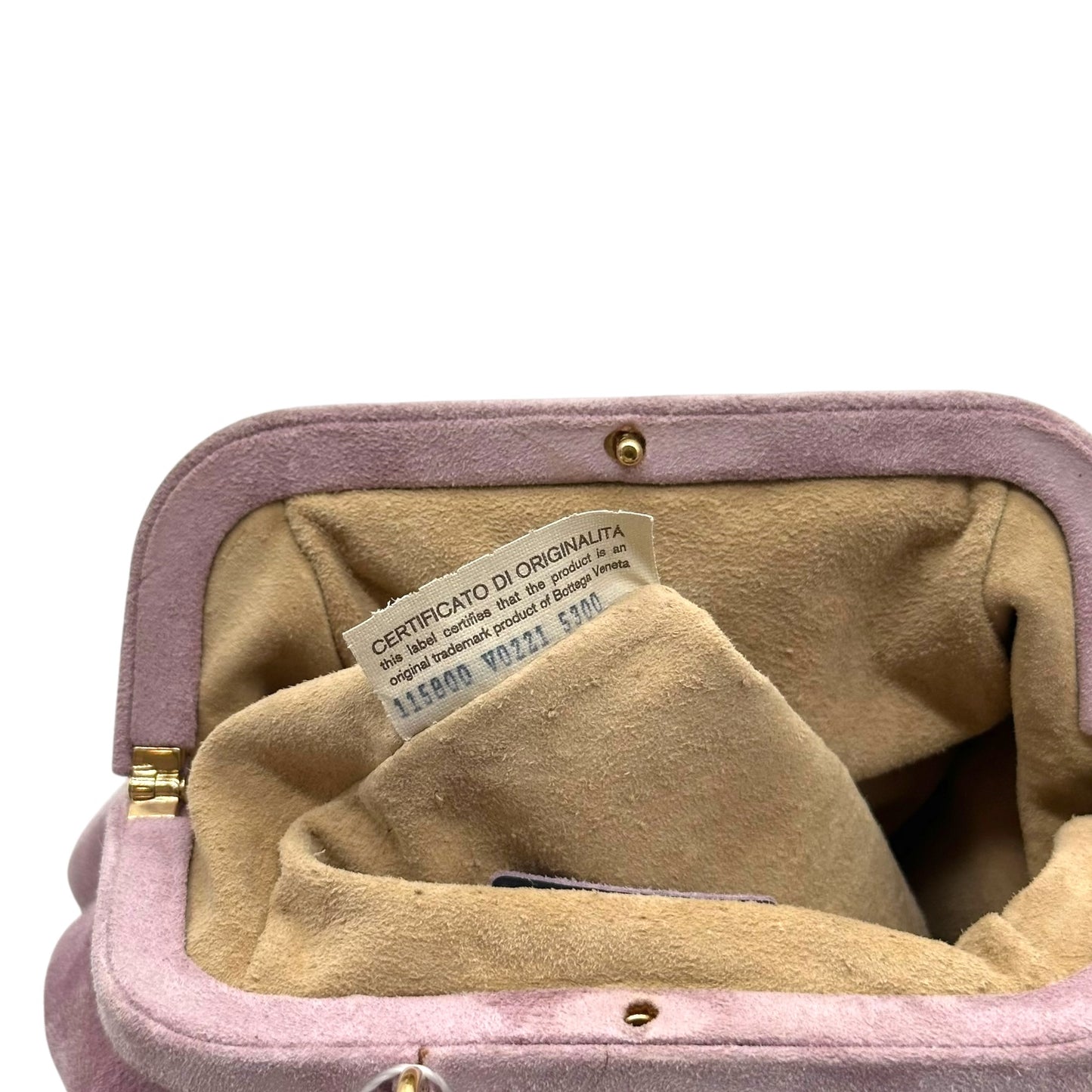 Bottega Veneta Limited Edition Lavender Suede Beaded Shoulder Bag - Outfit Repeater