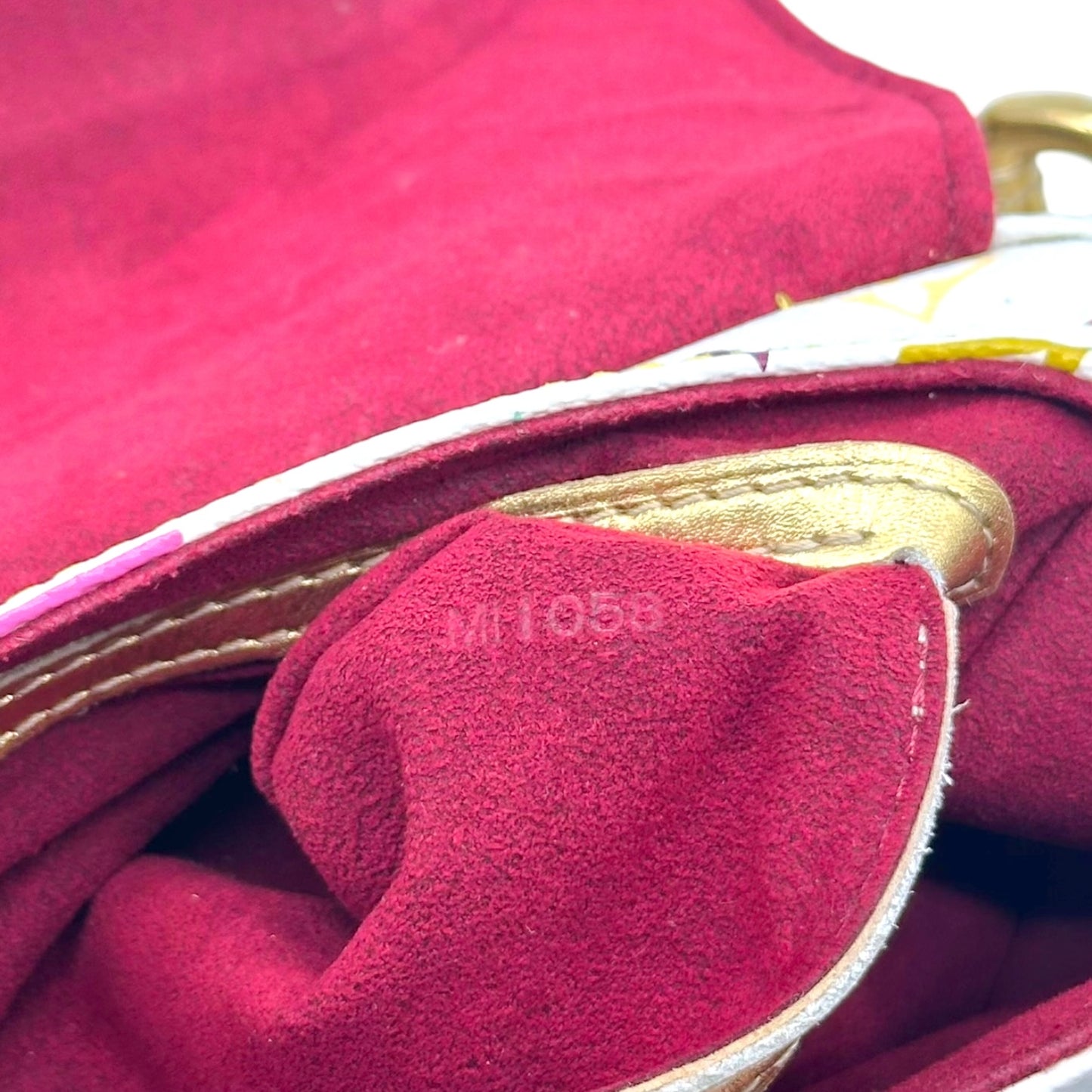 Louis Vuitton Murakami Marilyn Bag White Multicolor Gold