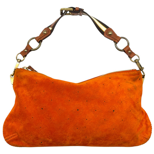 Louis Vuitton Shoulder Bag Burnt Orange Suede Perforated