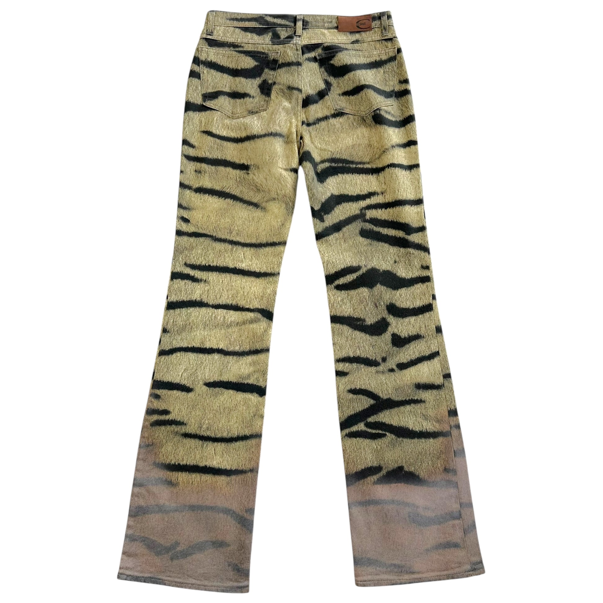 Just Cavalli Roberto Cavalli Tiger Print Pink Gradient Jeans - Outfit Repeater