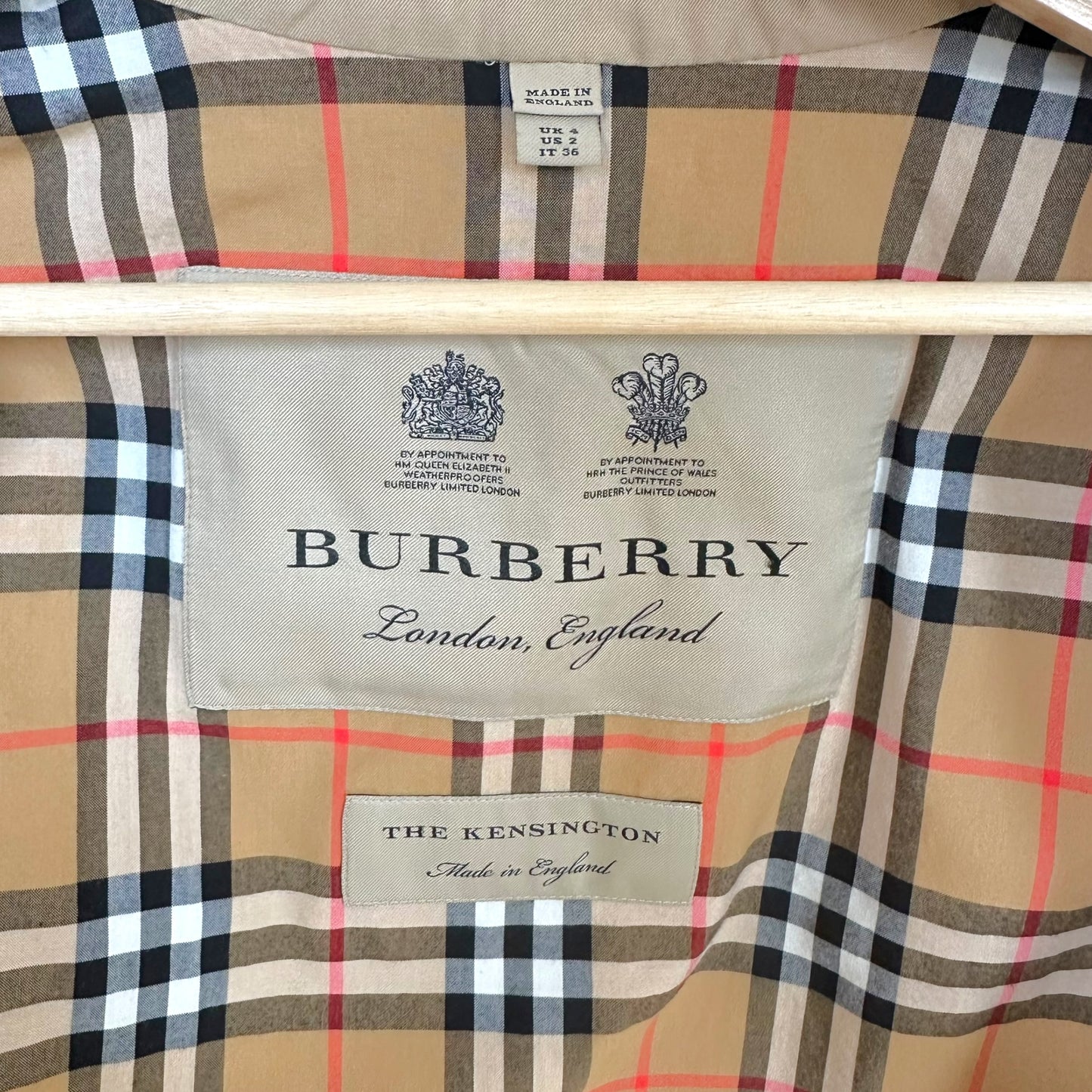 Burberry Beige Classic Trench Coat