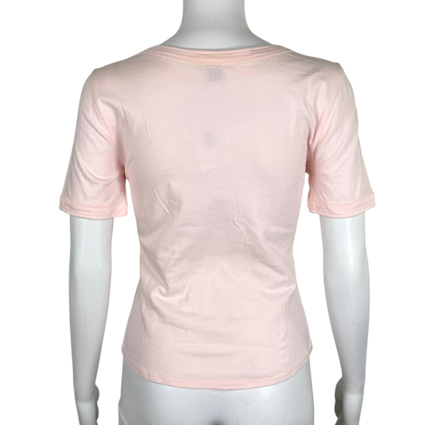 Louis Vuitton Pink Logo Charm T-Shirt