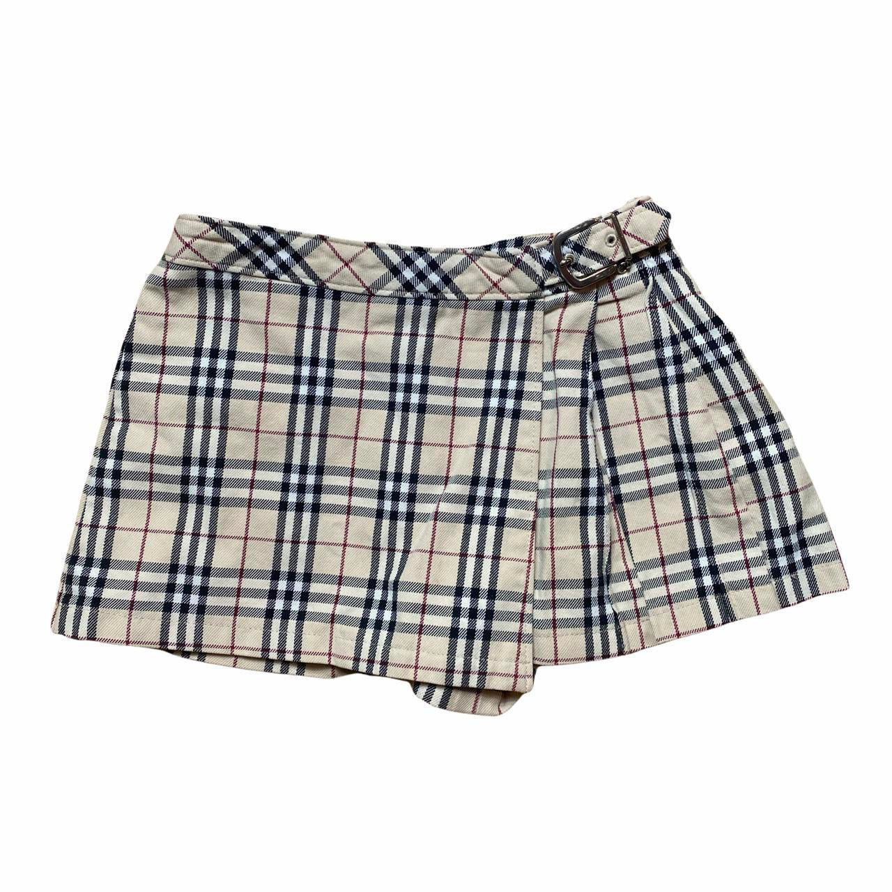 Burberry London Classic Tan Nova Check Plaid Toddlers Pleated Skort - Outfit Repeater