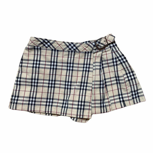 Burberry London Classic Tan Nova Check Plaid Toddlers Pleated Skort - Outfit Repeater
