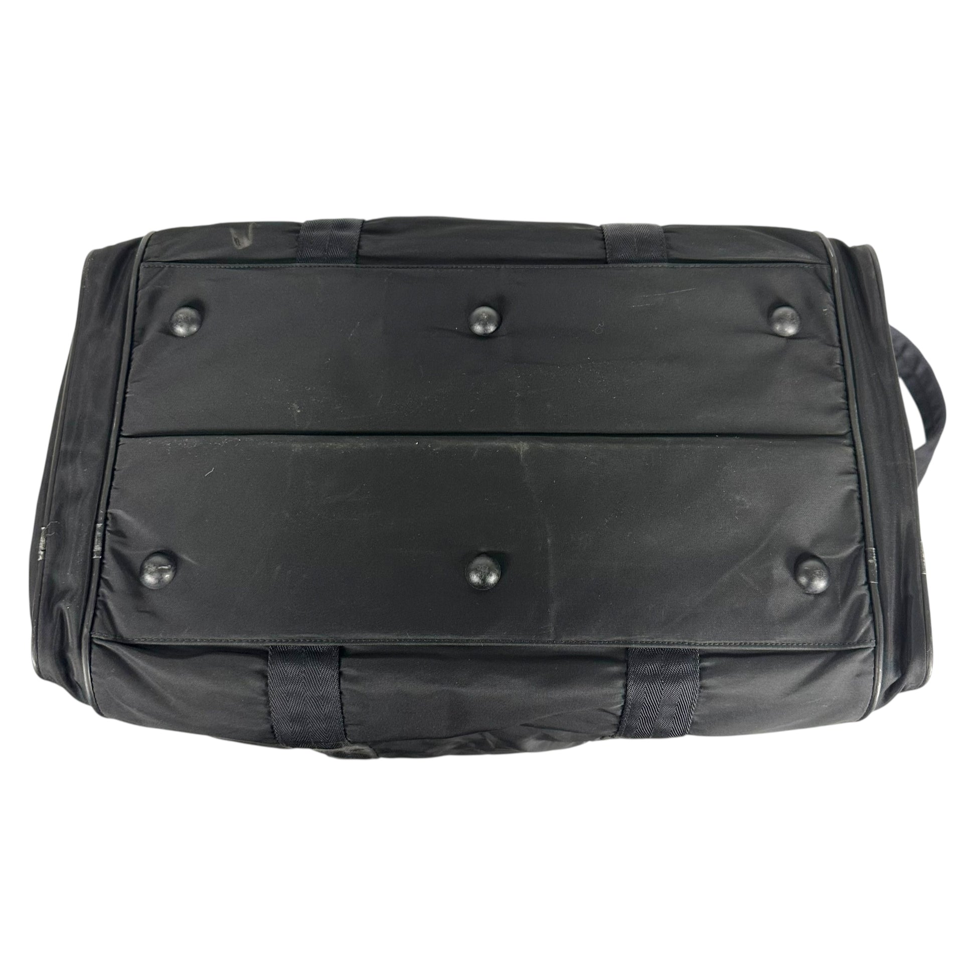 Prada Black Nylon Weekender 2-Way Duffle Bag - Outfit Repeater