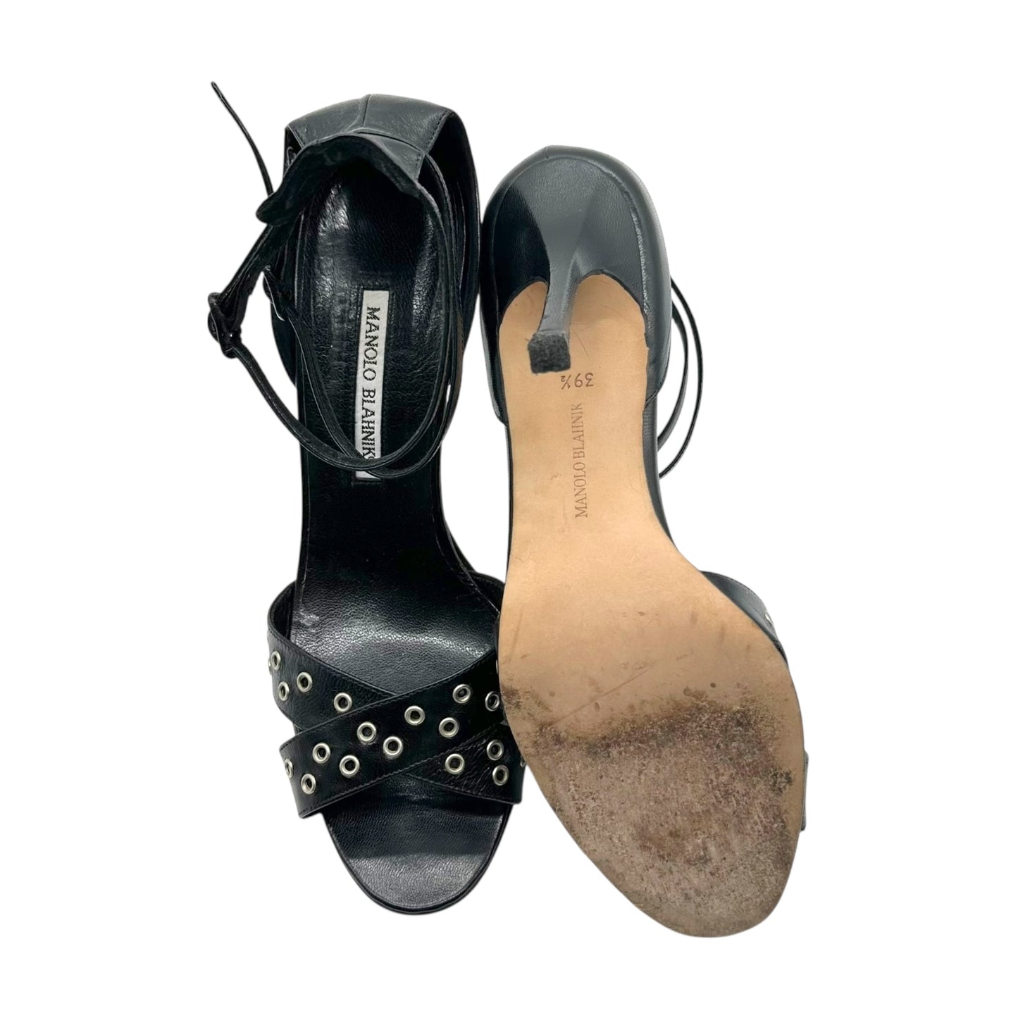 Manolo Blahnik Rivet Sandal Heels