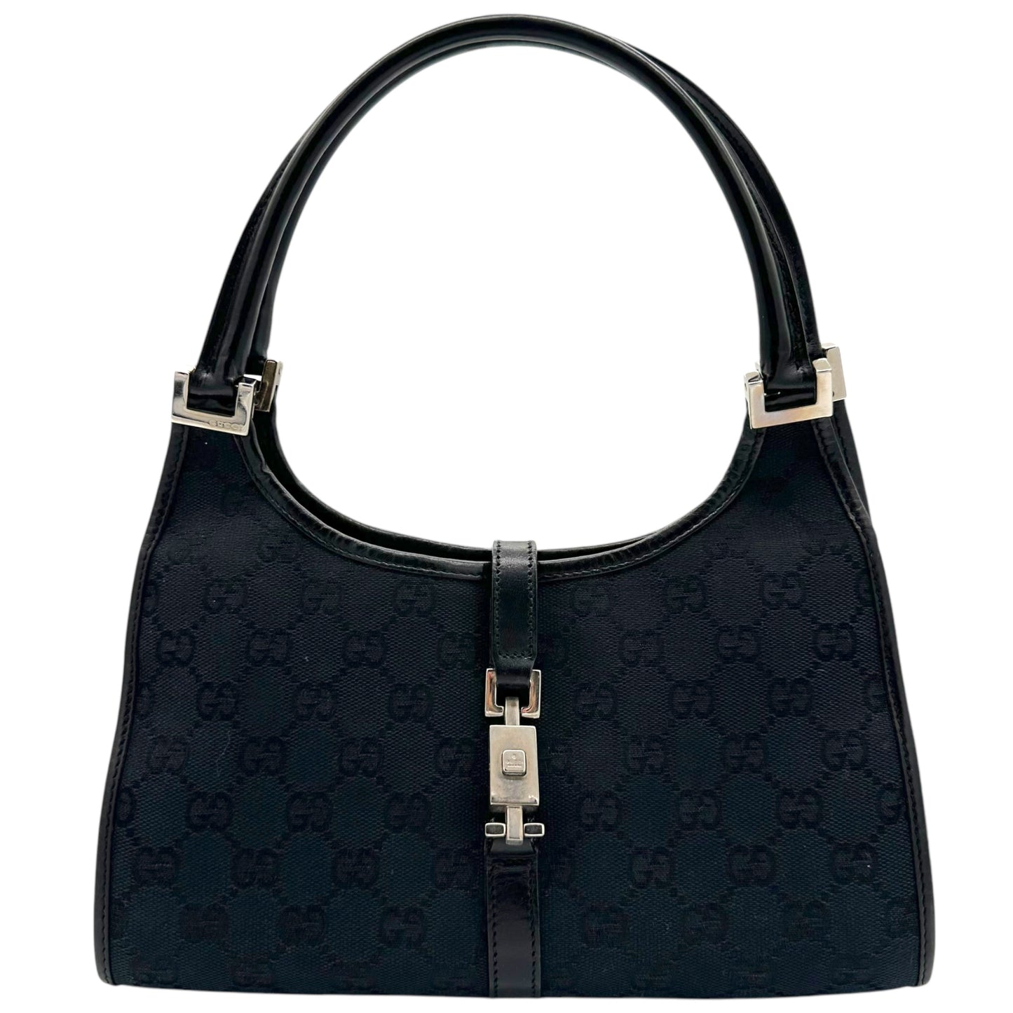 Gucci Black Monogram Mini Jackie Bag