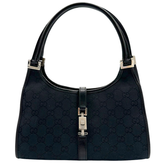 Gucci Black Monogram Mini Jackie Bag
