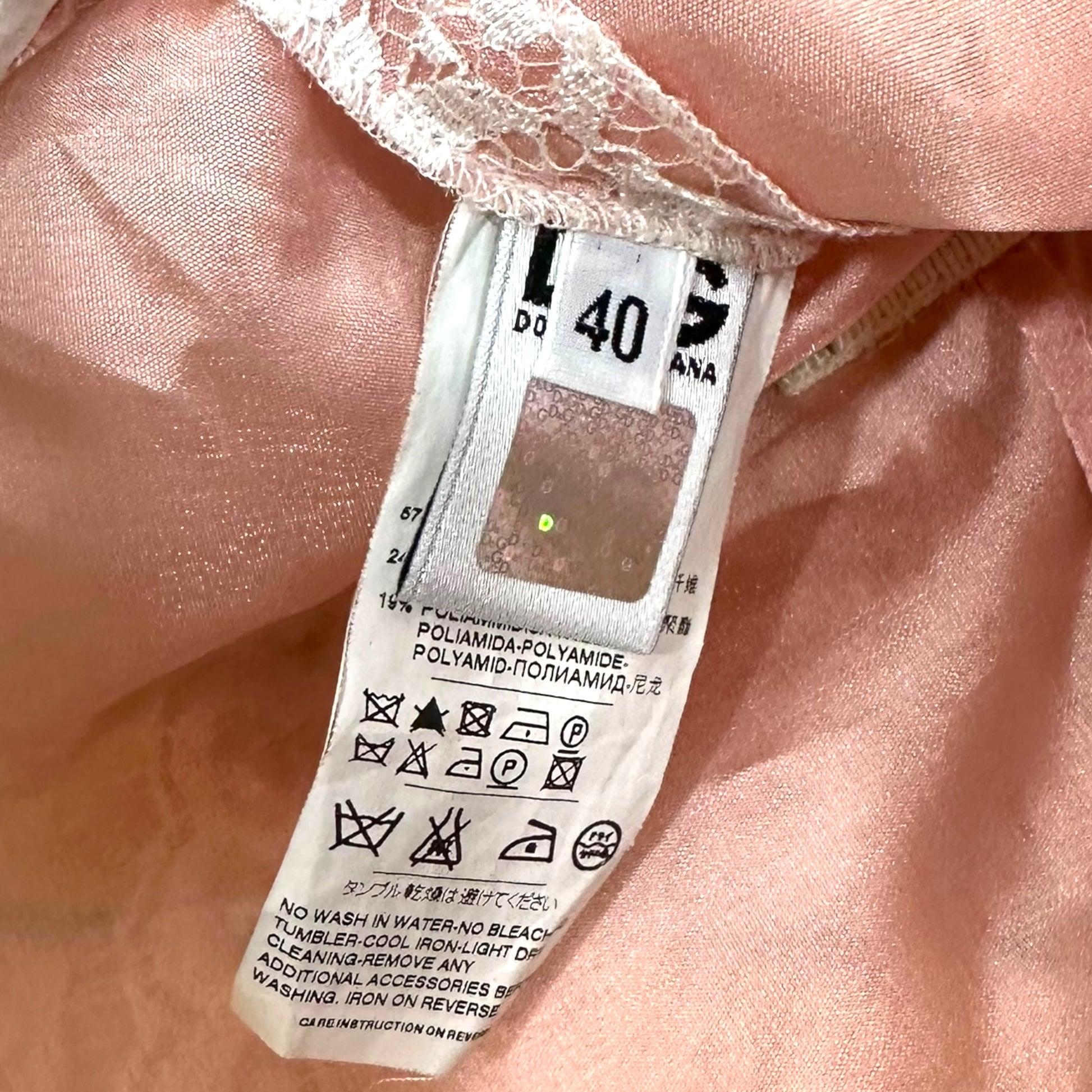 D&G Dolce & Gabbana Pink & White Lace Overlay Corset Top - Outfit Repeater