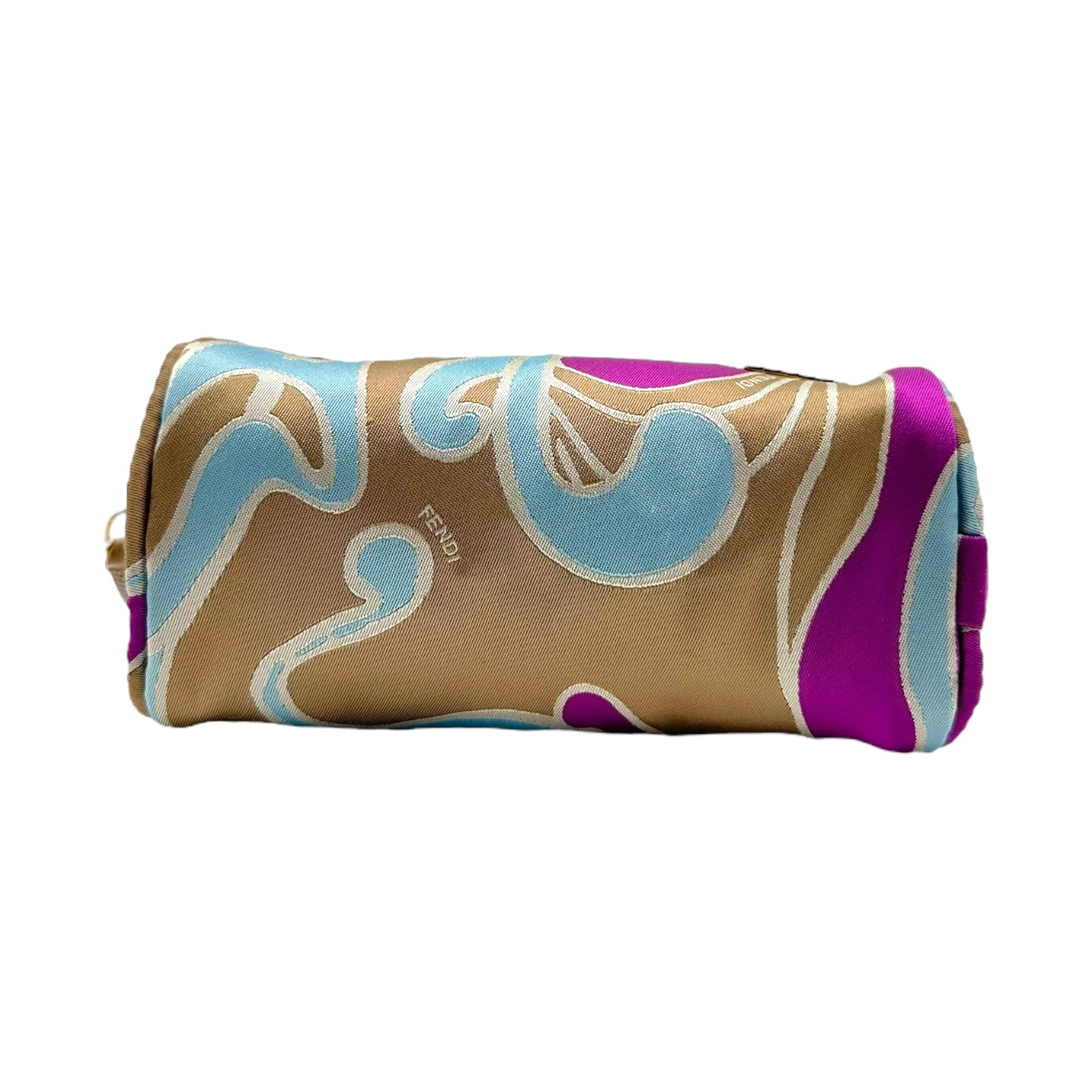Fendi Printed Silk Cosmetic Pouch