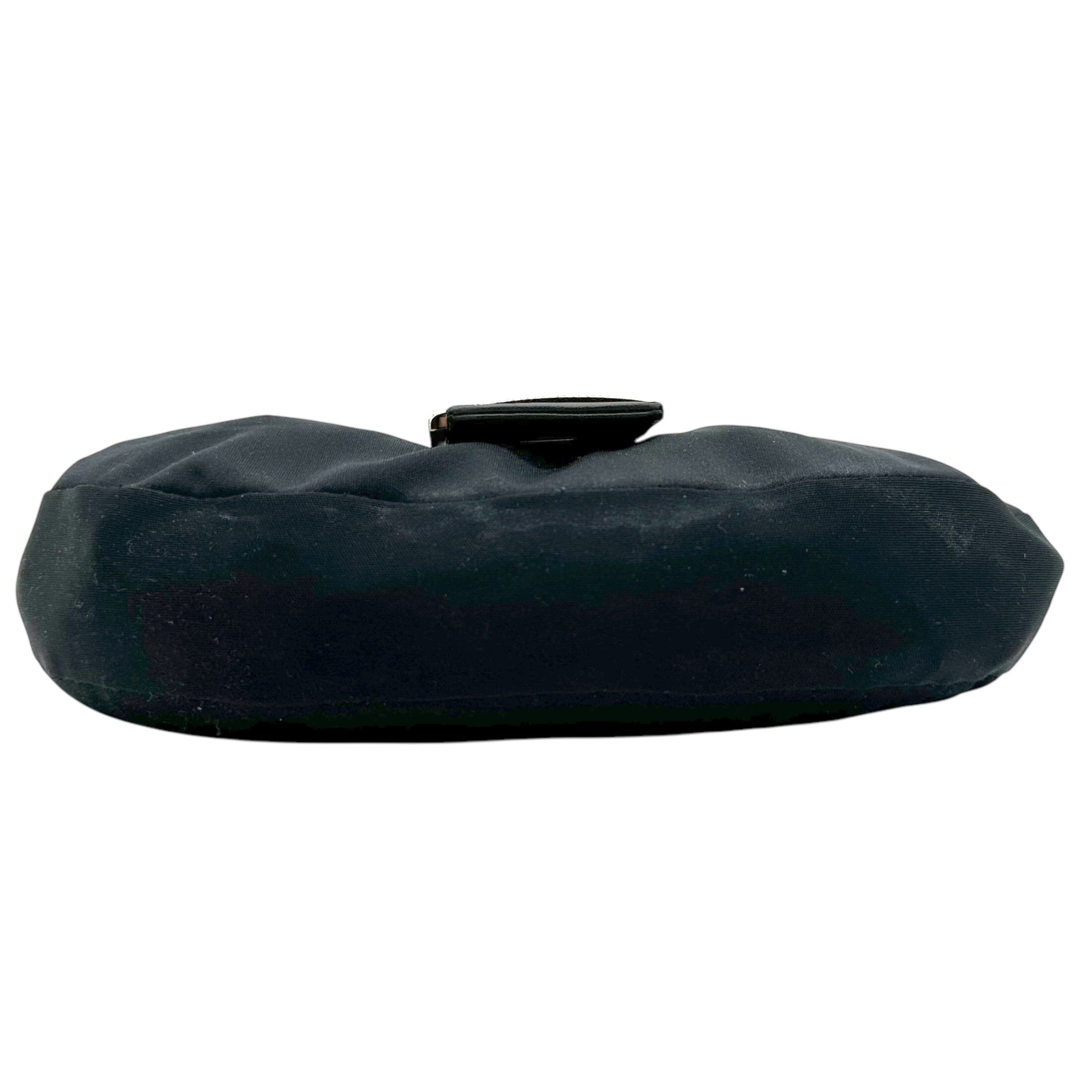 Fendi Black Neoprene Croissant Shoulder Bag - Outfit Repeater