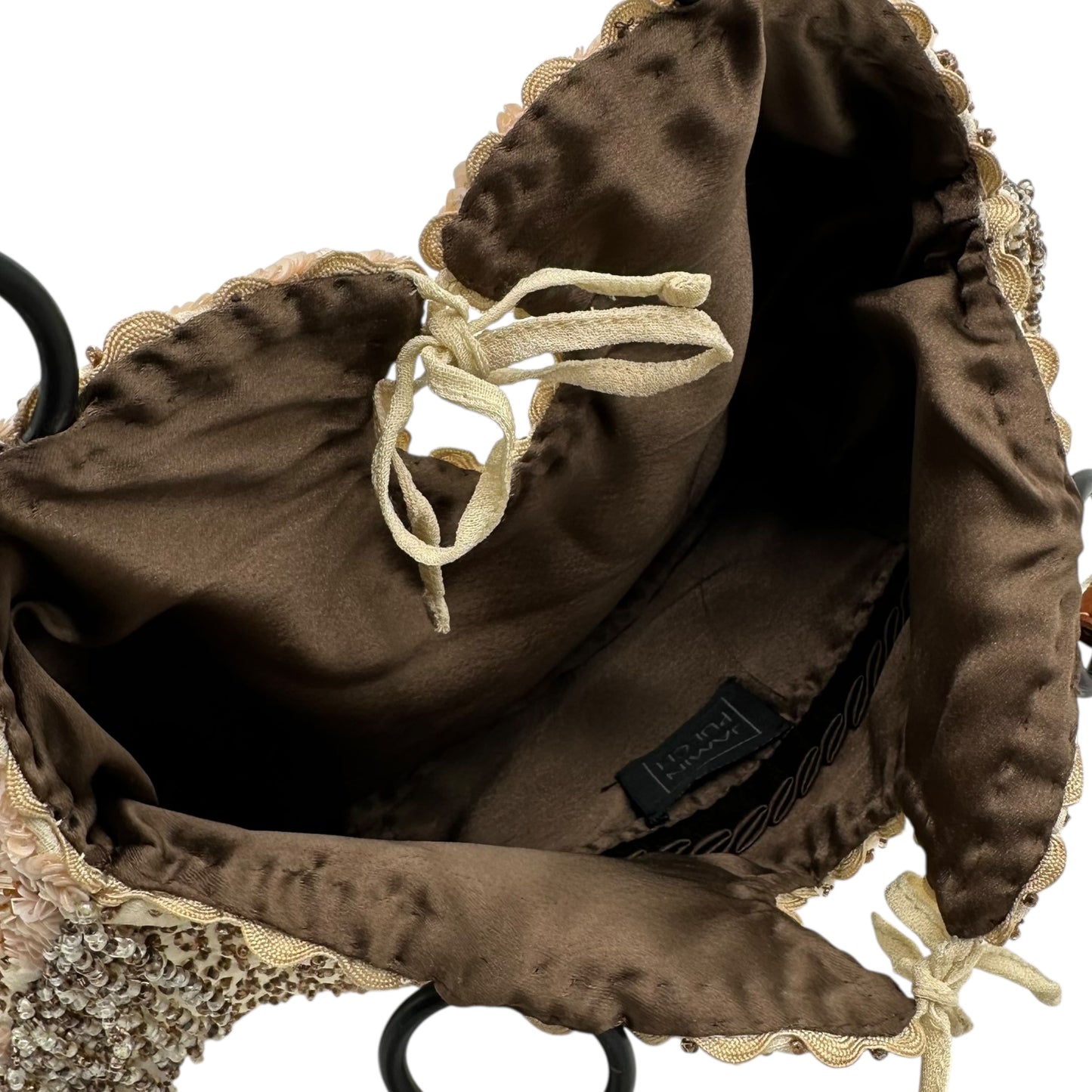 Jamin Puech Ivory Beaded Fringe Shoulder Bag - Outfit Repeater