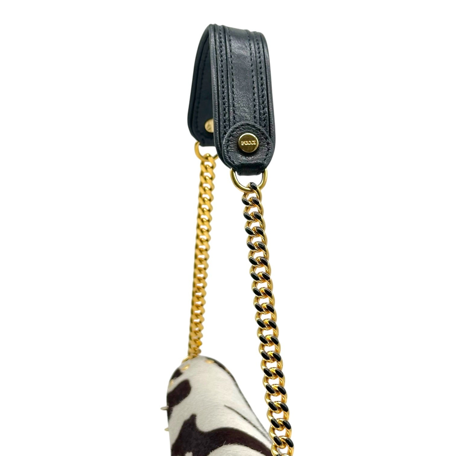 Emilio Pucci Zebra Print Ponyhair Shoulder Bag