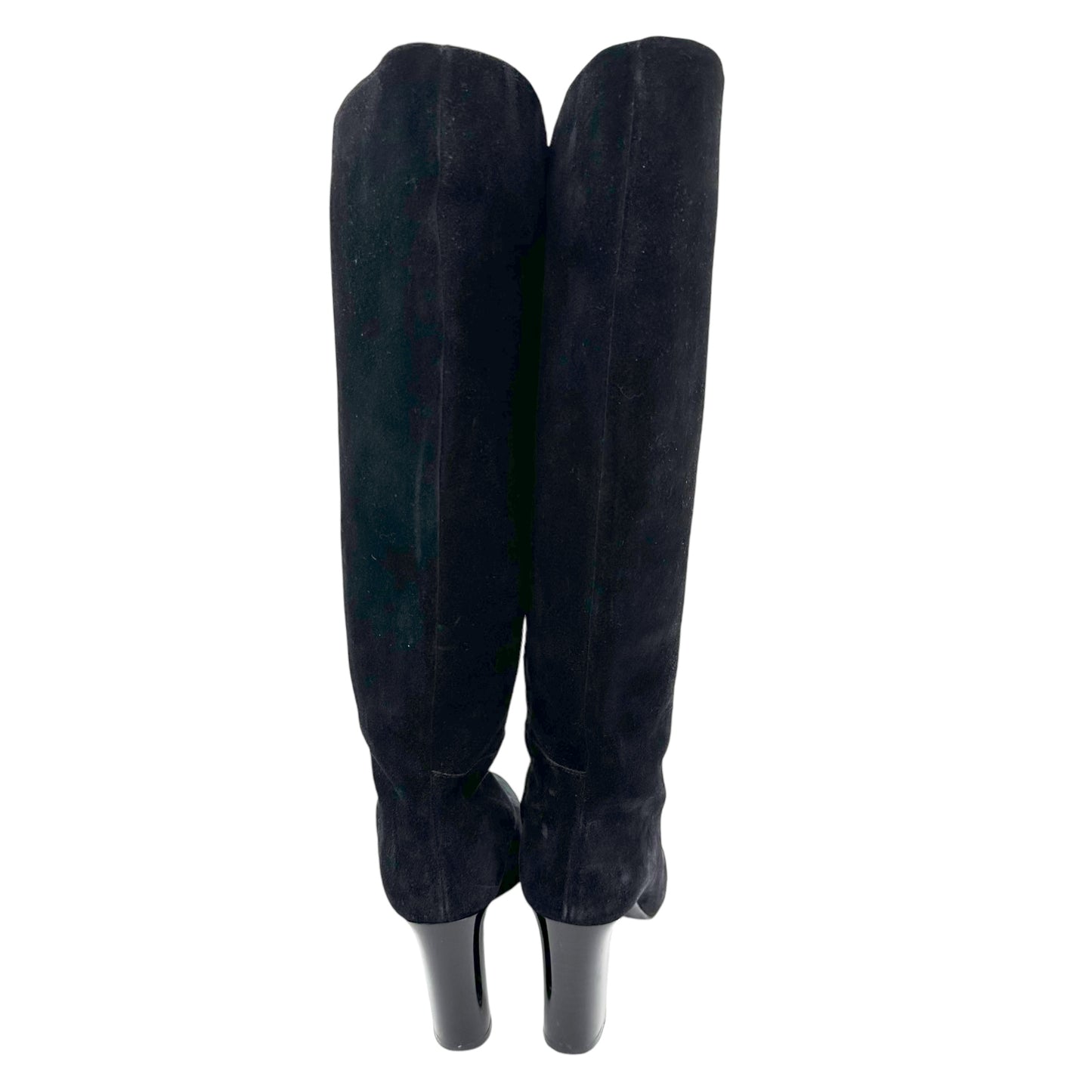 Acne Studios Black Suede Heeled Boots