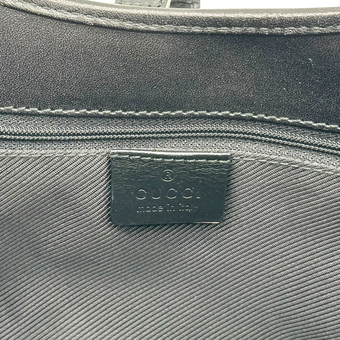 Gucci Black Monogram Canvas Mini Jackie Bag