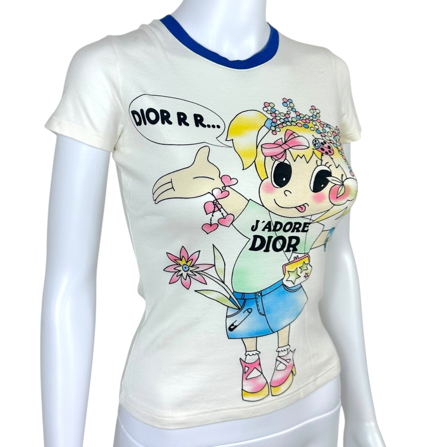 Christian Dior S/S 2005 Cartoon Doll T-Shirt RARE