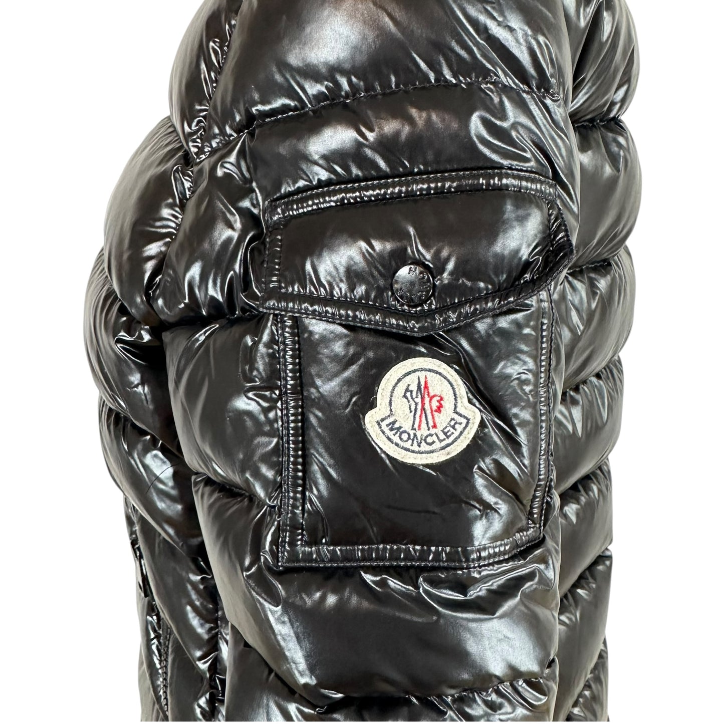 Moncler Black Down-Fill Puffer Coat