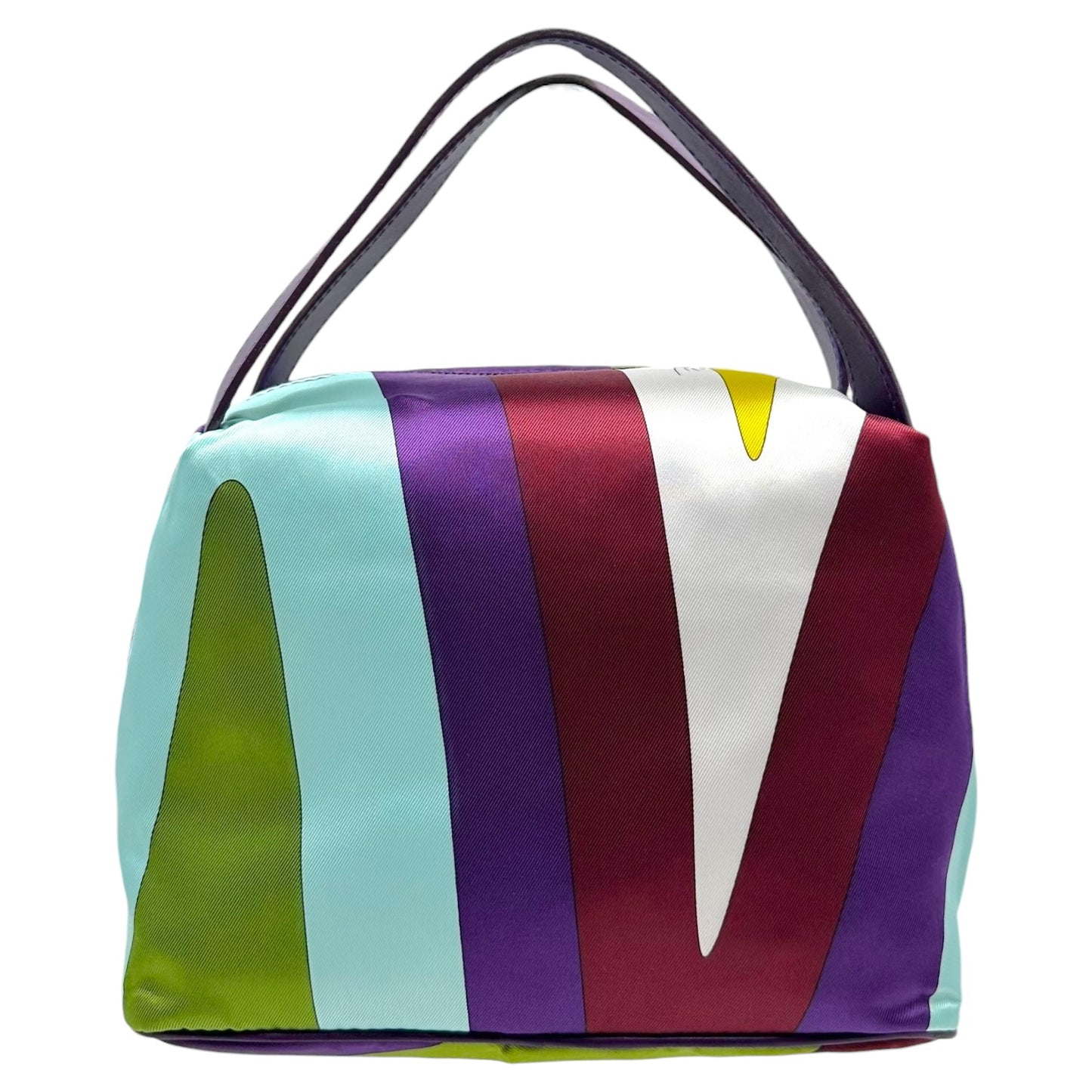 Emilio Pucci Mini Pochette Bag Multicolor Silk
