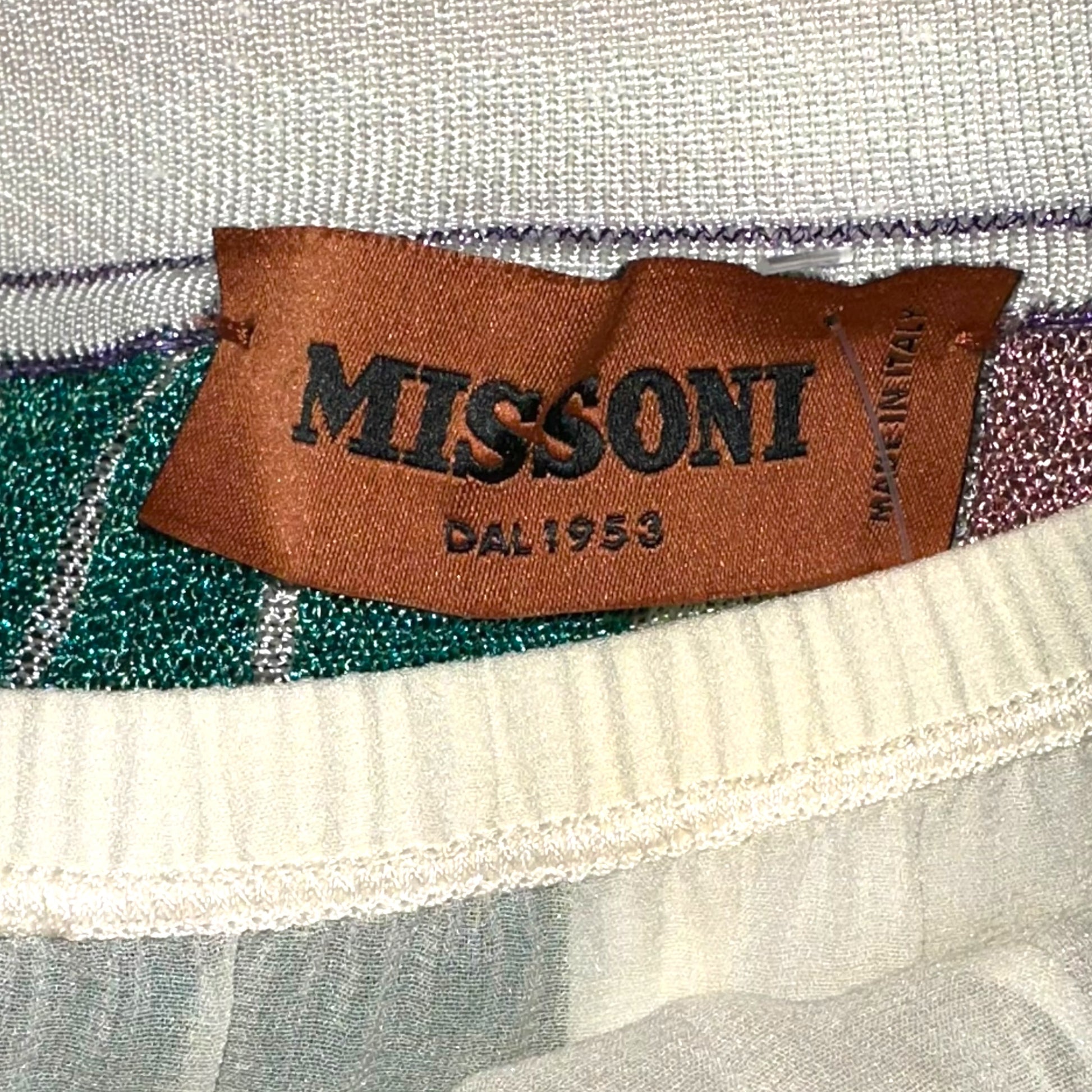 Missoni Multicolor Metallic Striped Maxi Skirt - Outfit Repeater