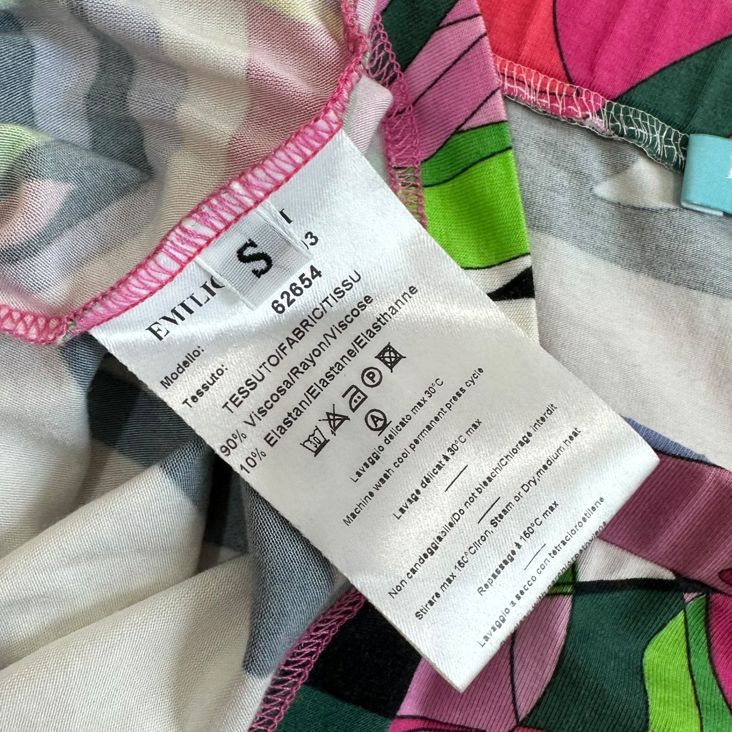 Emilio Pucci Multicolor Printed Mini Skirt & Tank Top Set