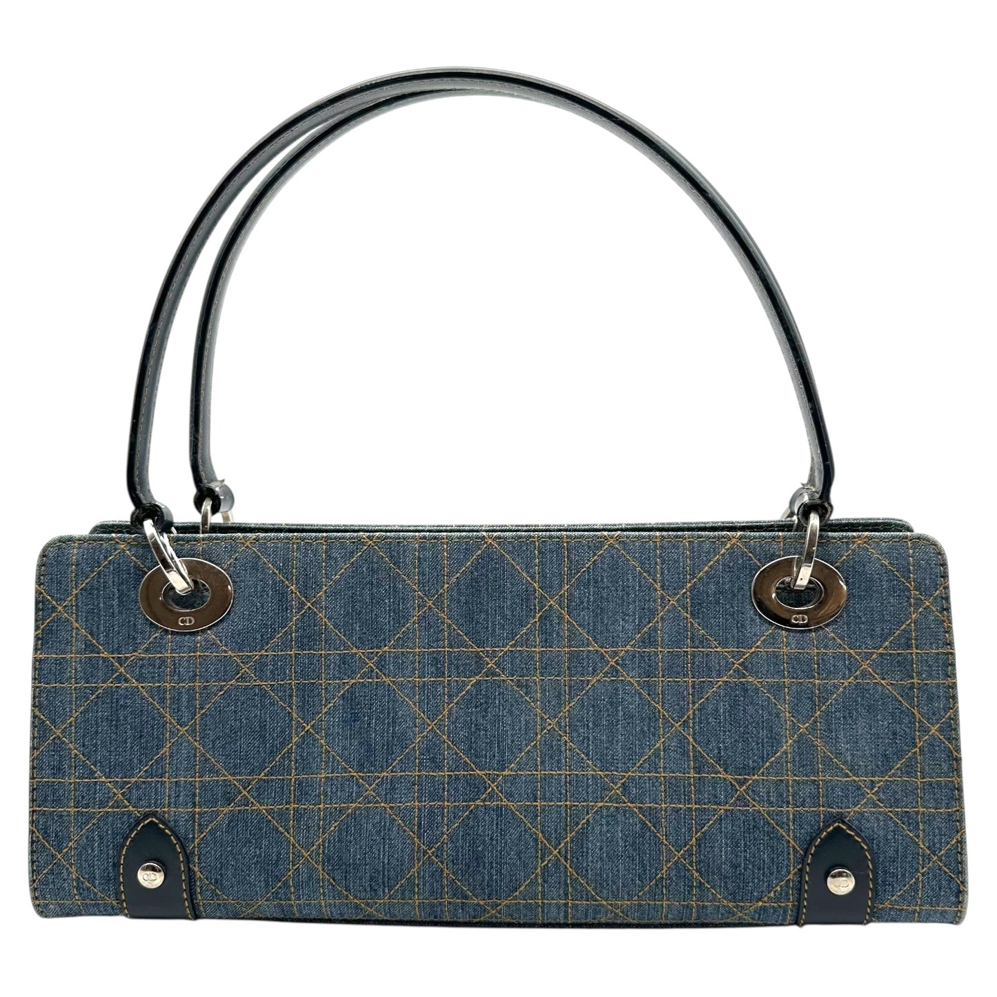 Christian Dior Denim East West Lady Dior Bag