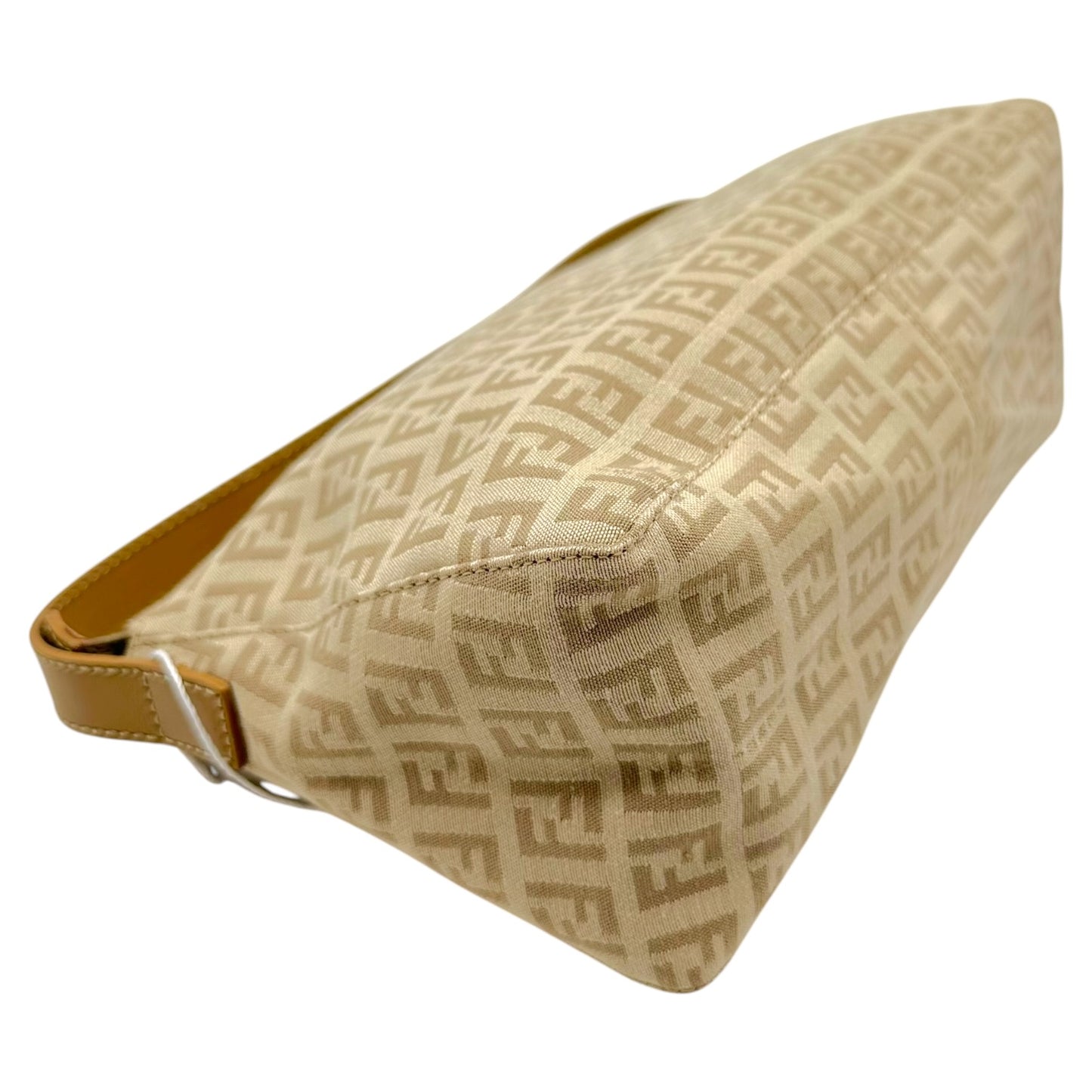 Fendi Shoulder Pochette Bag Beige Zucchino Monogram