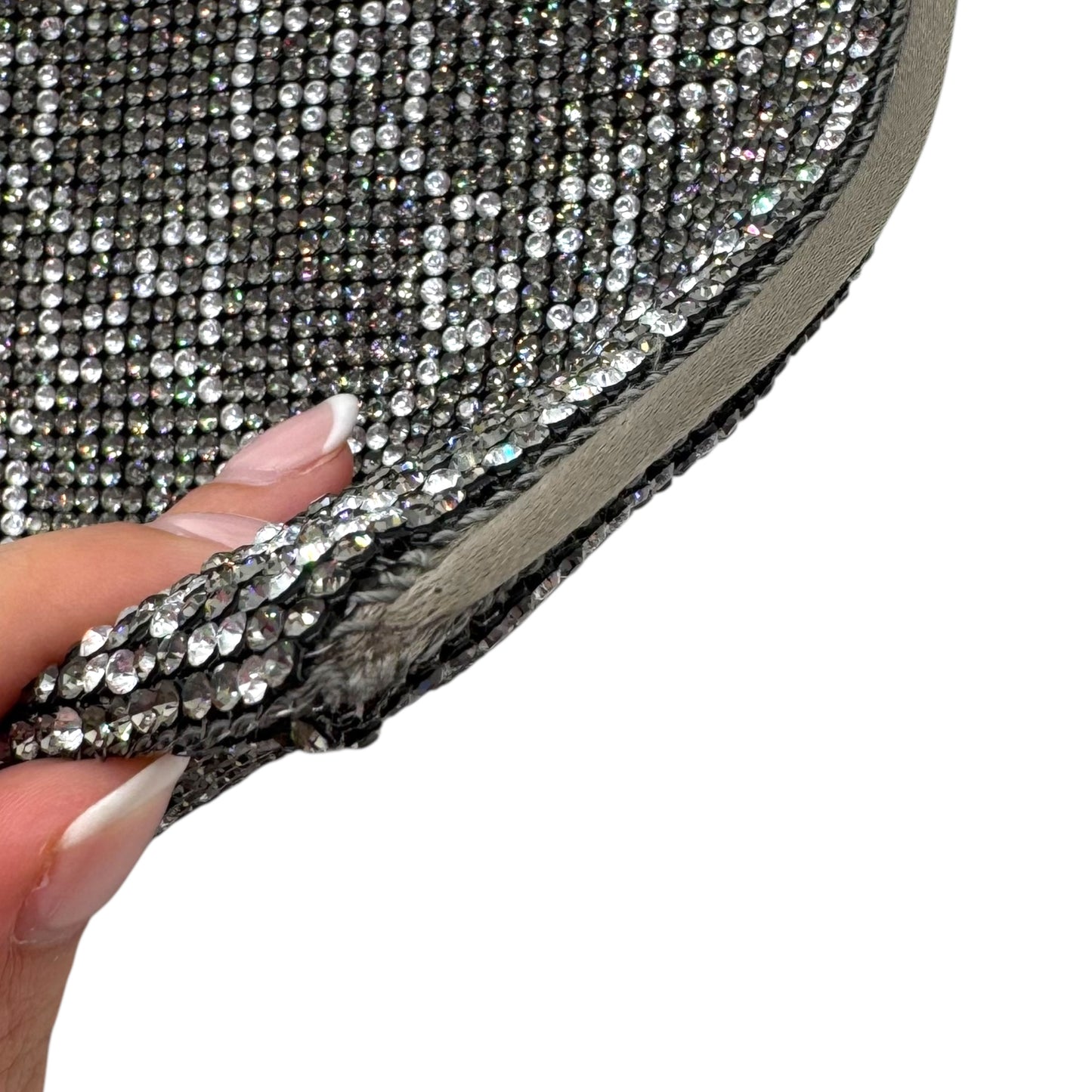 Gucci by Tom Ford S/S 1998 Silver Crystal & Silk Guccissima Mini Bag RARE - Outfit Repeater