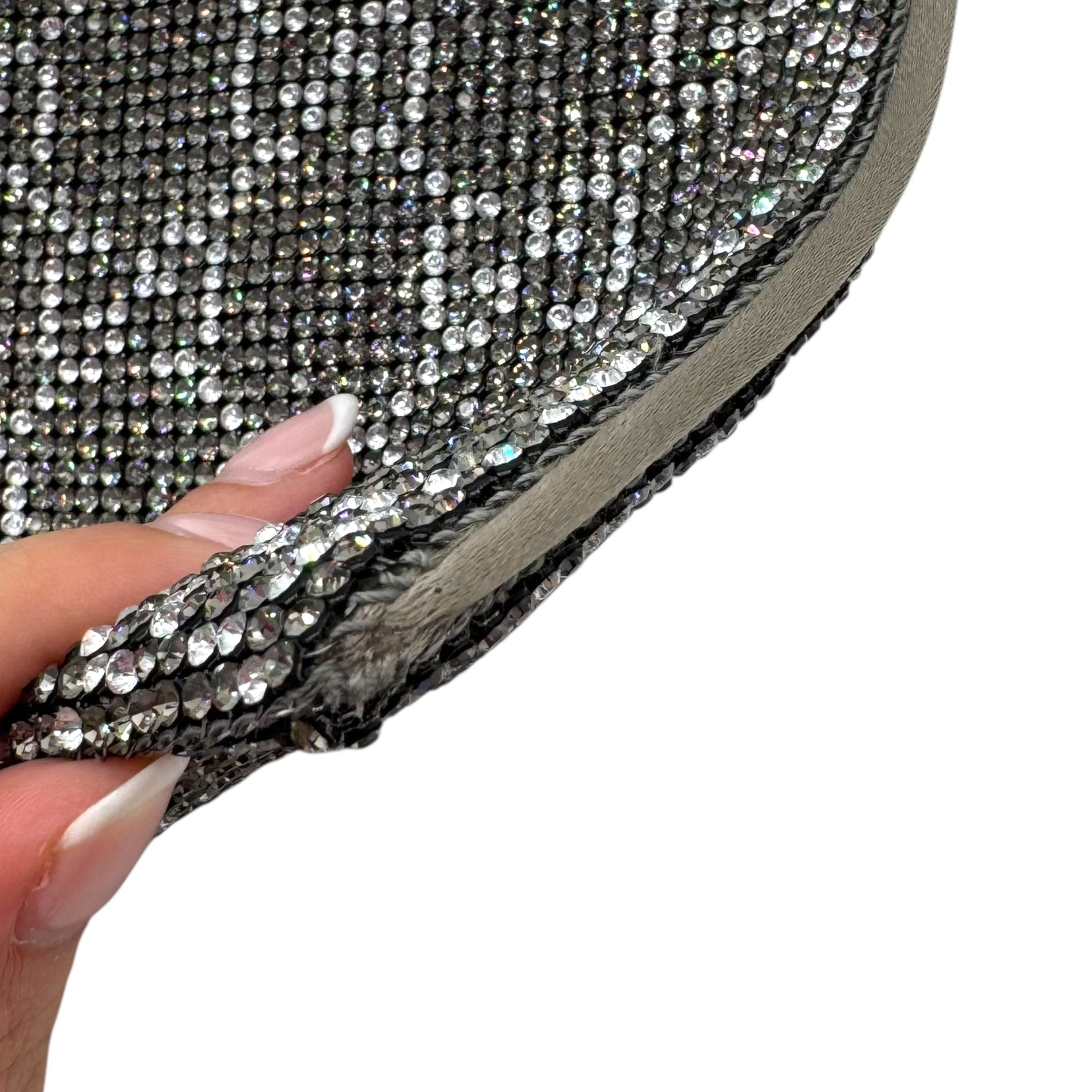 Gucci by Tom Ford S/S 1998 Silver Crystal & Silk Guccissima Mini Bag RARE - Outfit Repeater