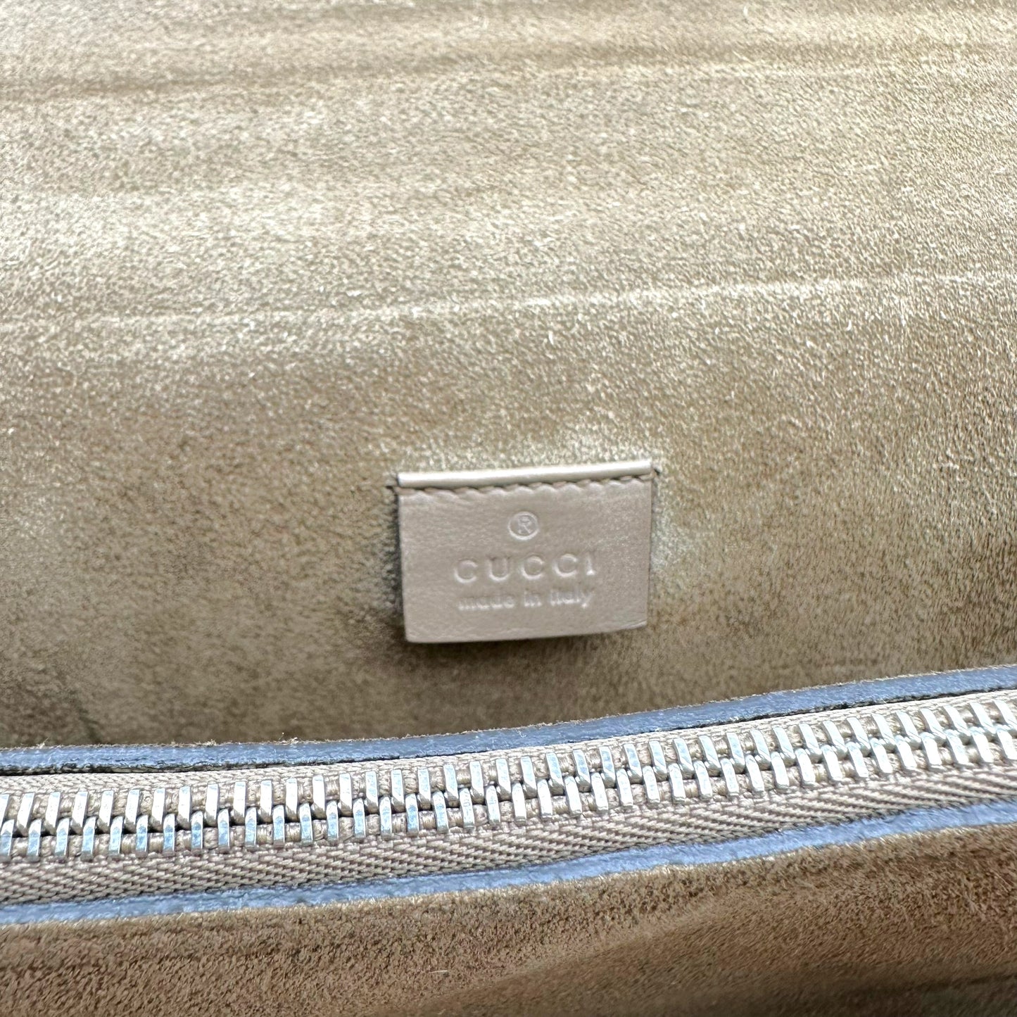 Gucci Tan Supreme Monogram Medium Dionysus Shoulder Bag