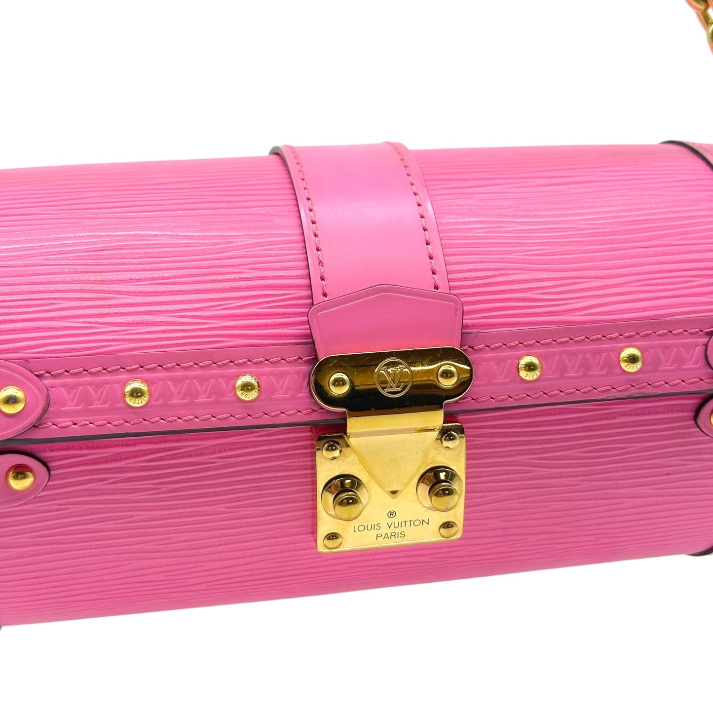 Louis Vuitton Mini Bag Pink Epi Leather Papillon Trunk