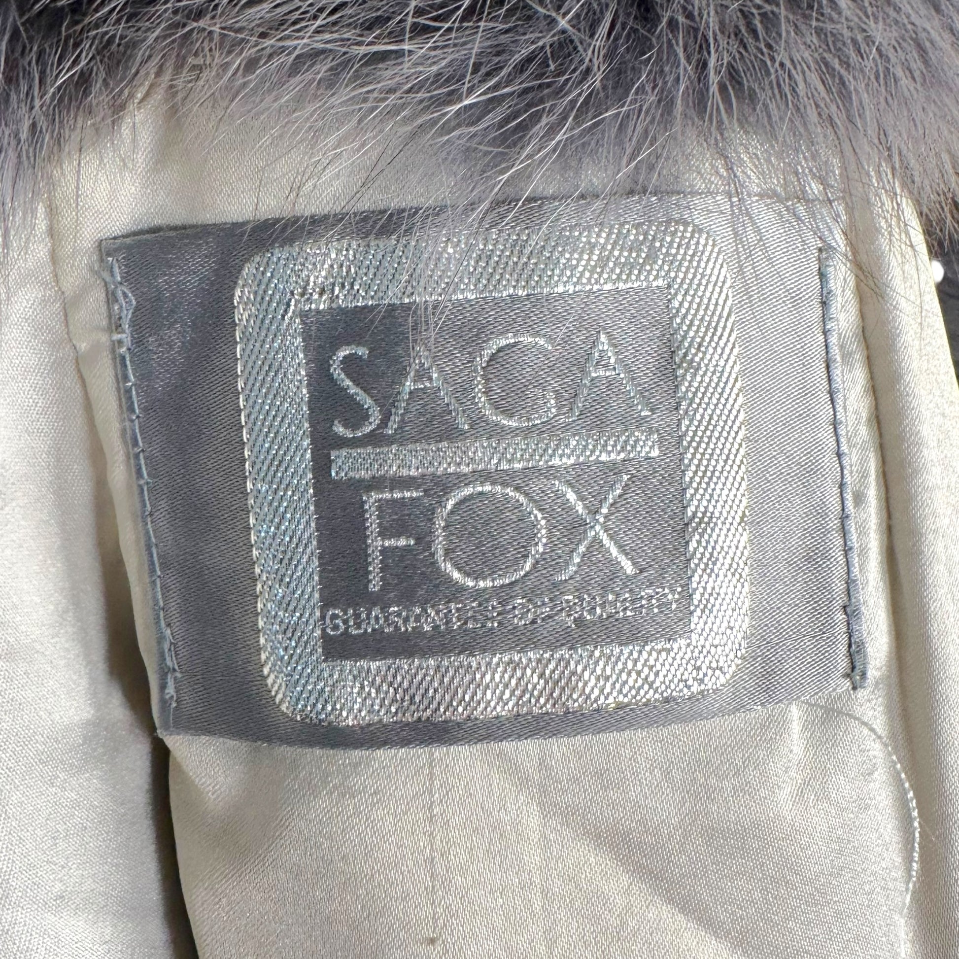 Saga Fox Purple Dyed Fur Coat - Outfit Repeater