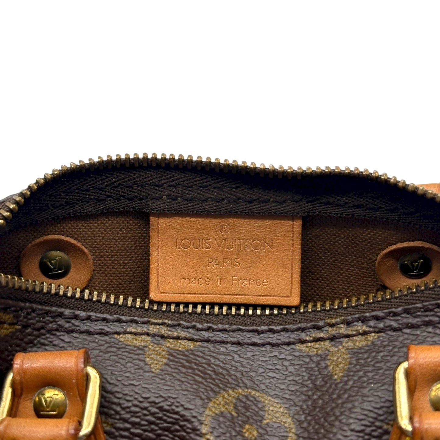 Louis Vuitton Classic Monogram Mini Speedy w/ Strap
