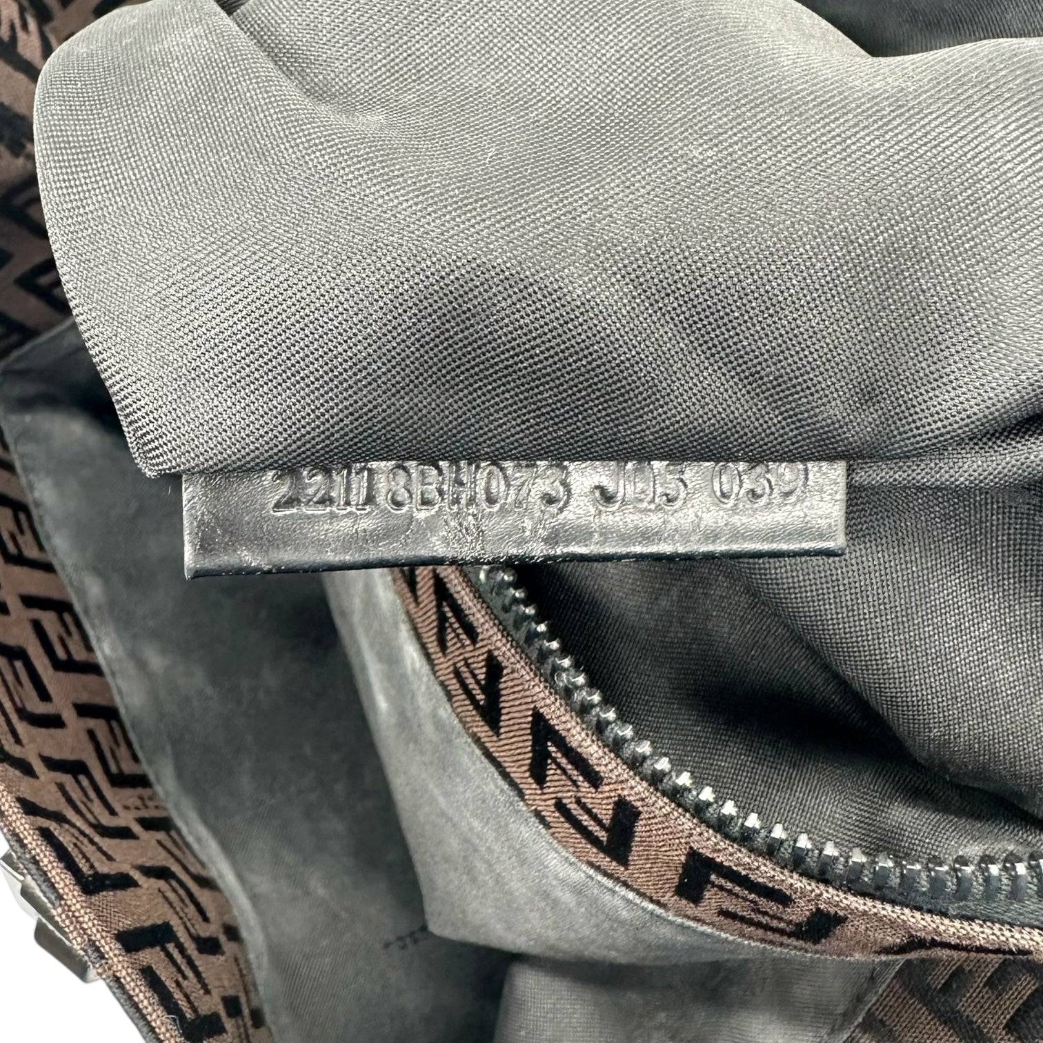 Fendi Brown & Black Zucchino Monogram Small Tote Bag - Outfit Repeater