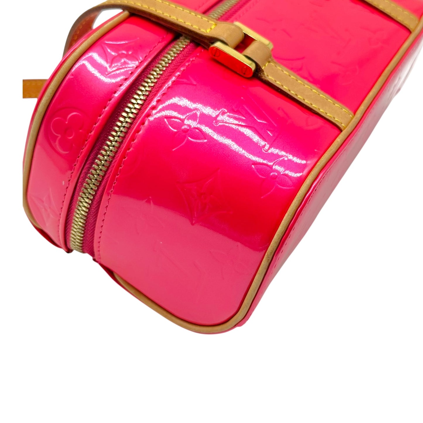 Louis Vuitton Hot Pink Vernis Monogram East-West Vanity Bag