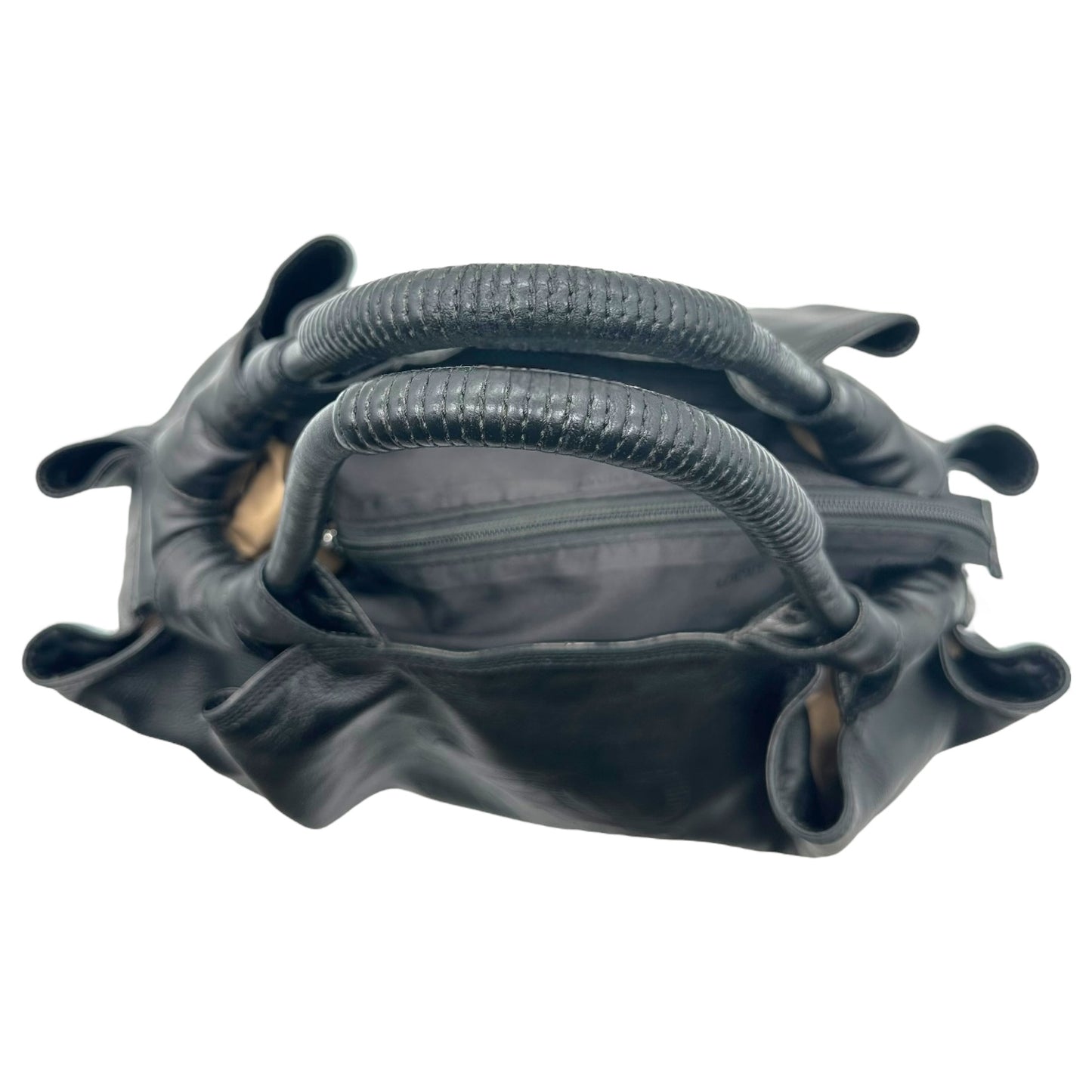 Loewe Black Leather Logo Aire Bag