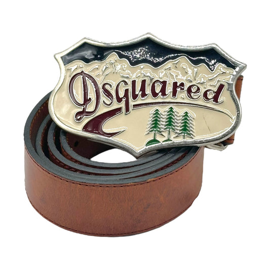 Dsquared2 Mountain Logo Oversized Belt