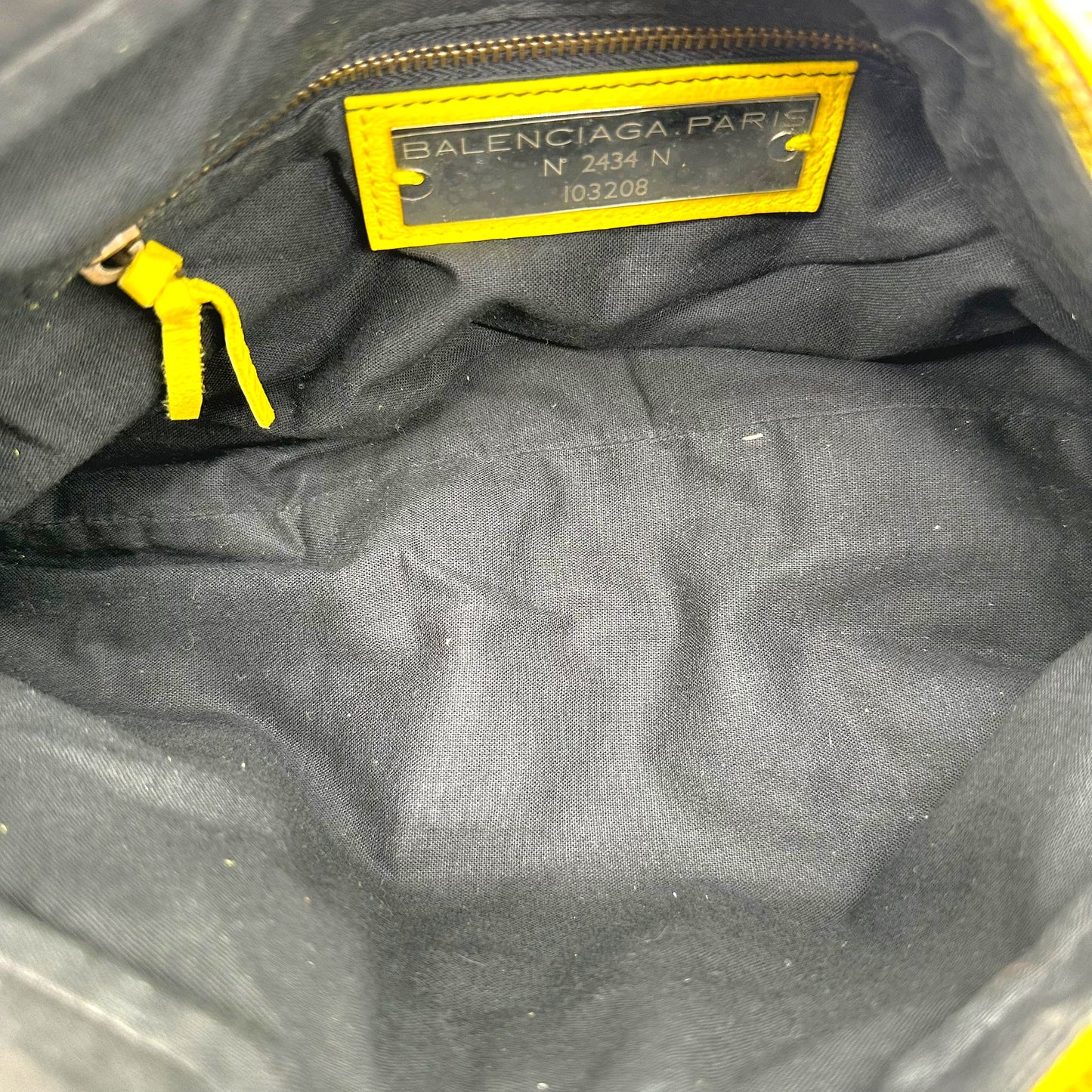 Balenciaga Yellow Leather First City Bag
