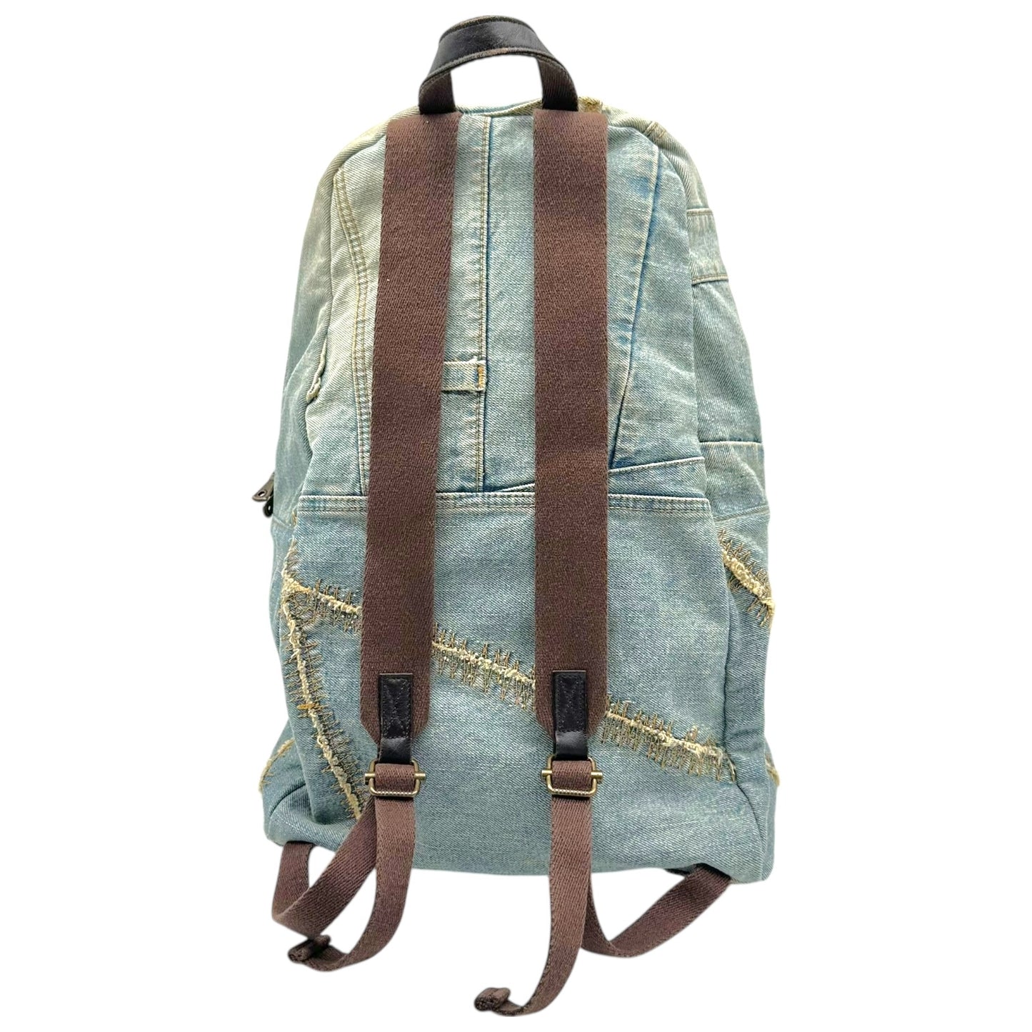 Dolce & Gabbana Denim Studded Backpack Bag