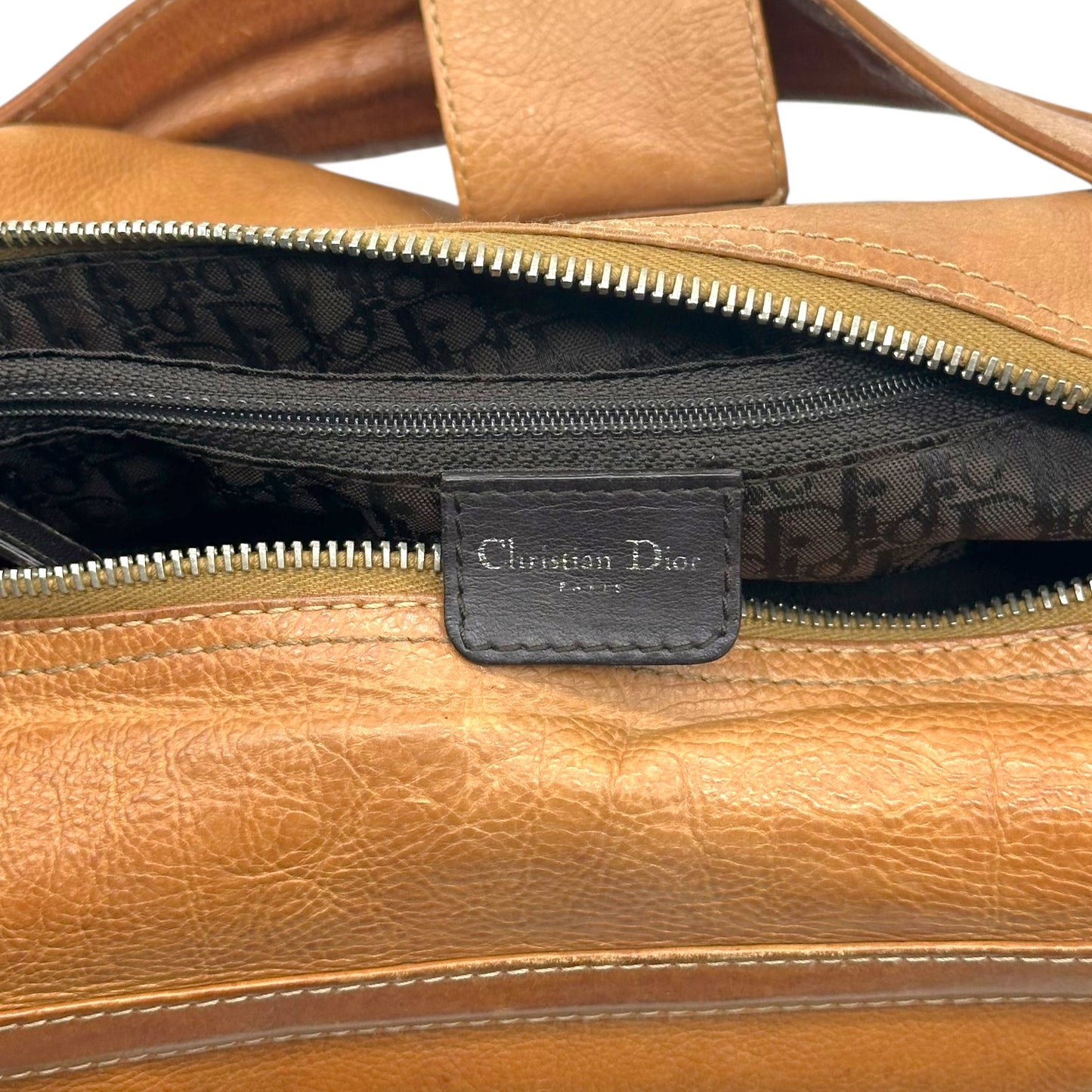 Christian Dior F/W 2005 Brown Leather 'Flight' Shoulder Bag