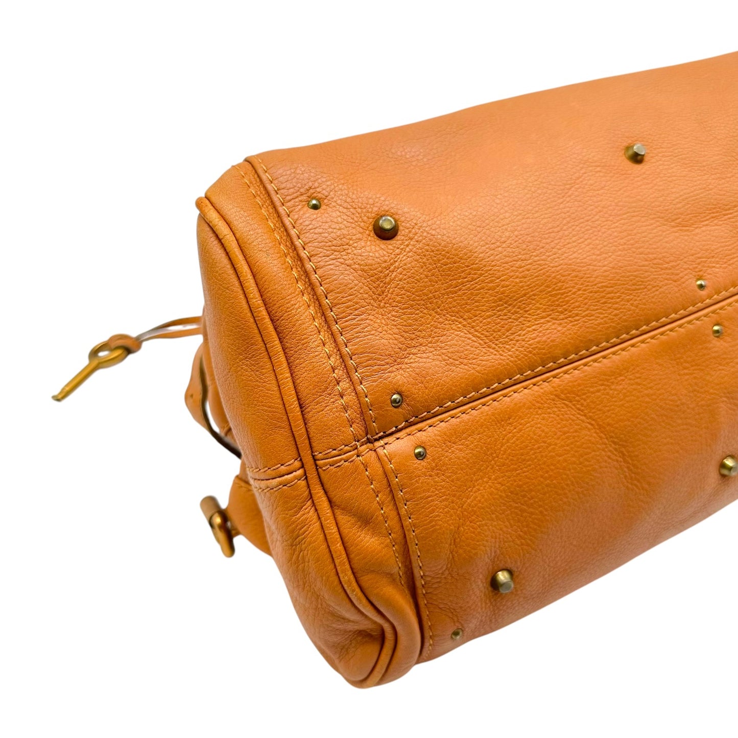 Chloe Camel Brown & Gold Paddington Shoulder Bag